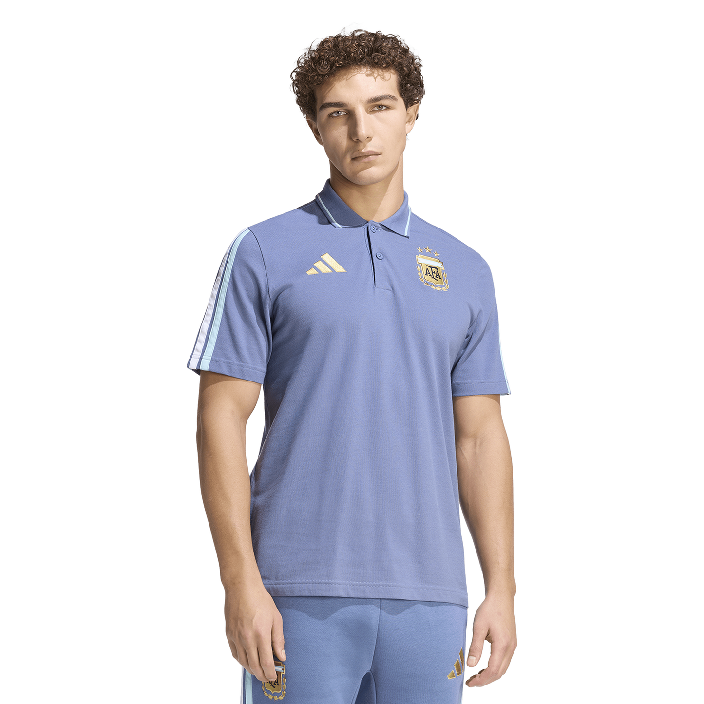adidas Argentina Alphaskin Polo - Men's - Crew Blue