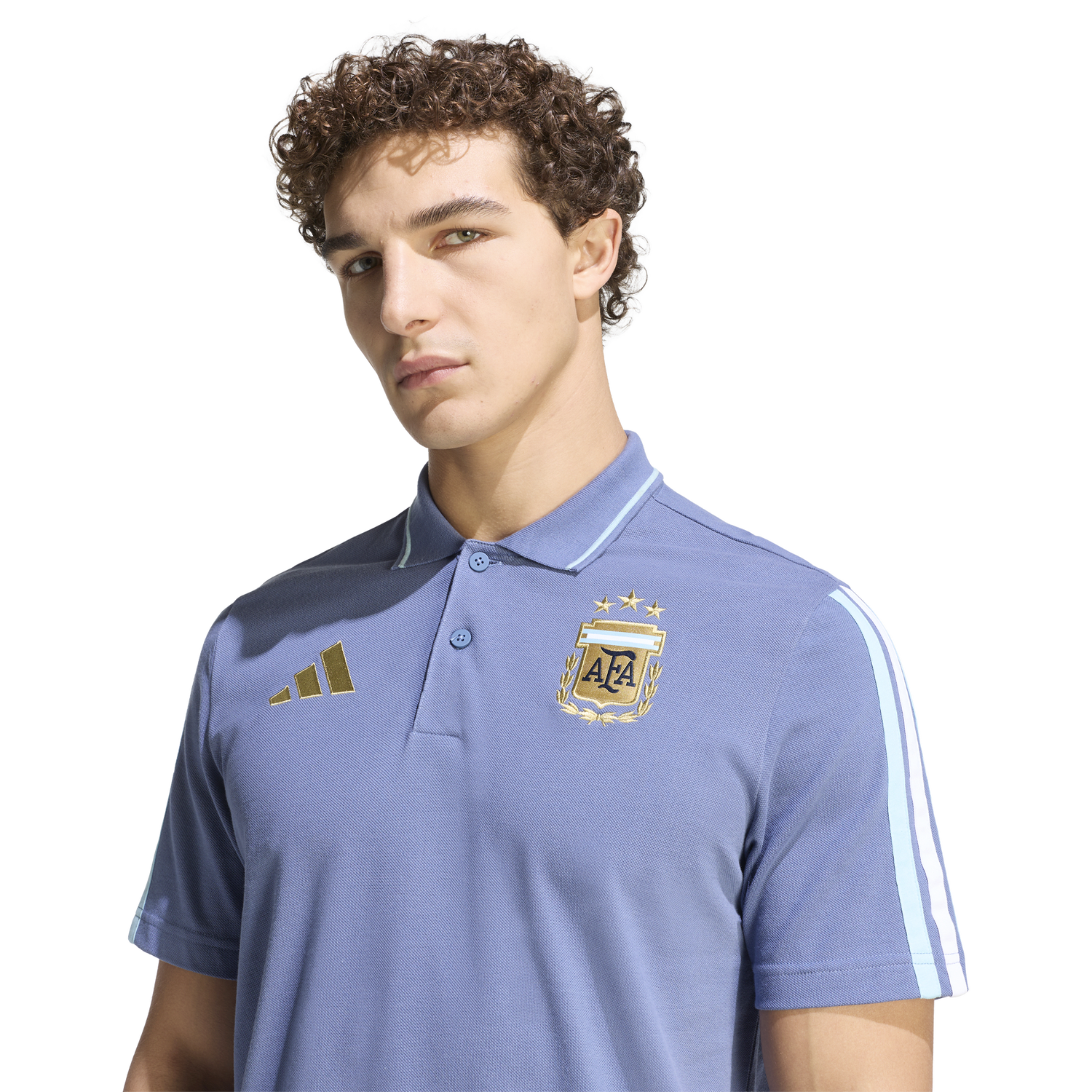adidas Argentina Alphaskin Polo - Men's - Crew Blue