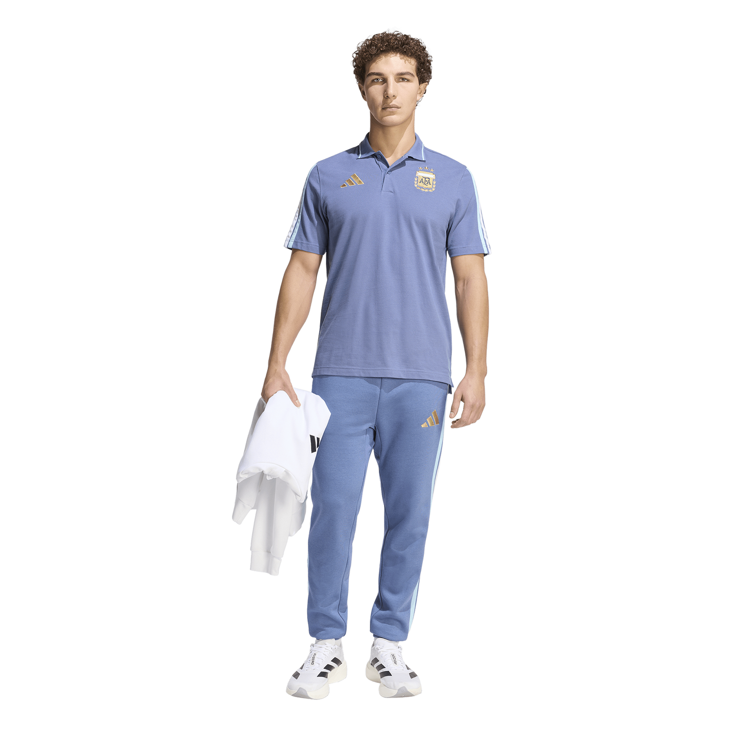adidas Argentina Alphaskin Polo - Men's - Crew Blue