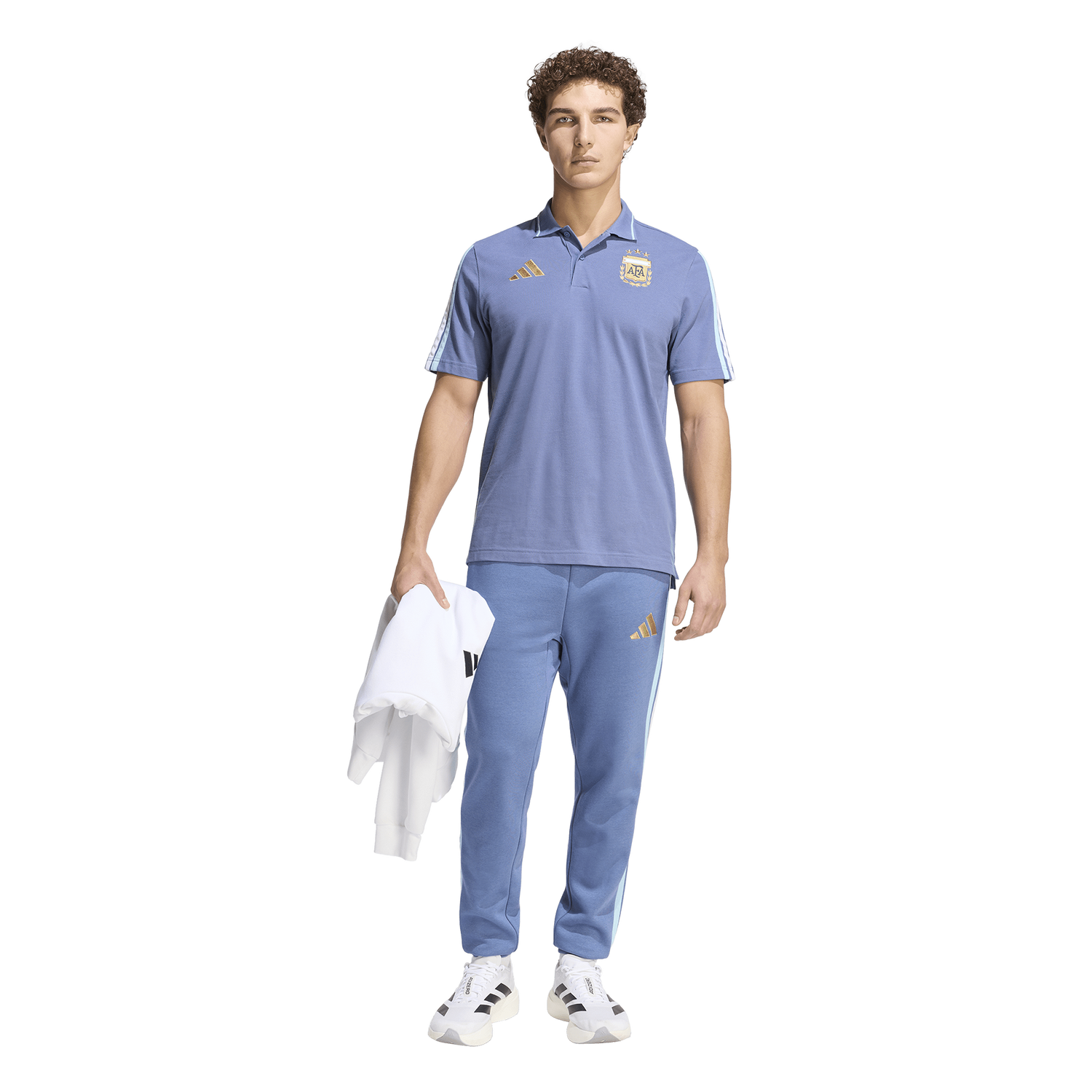 adidas Argentina Alphaskin Polo - Men's - Crew Blue