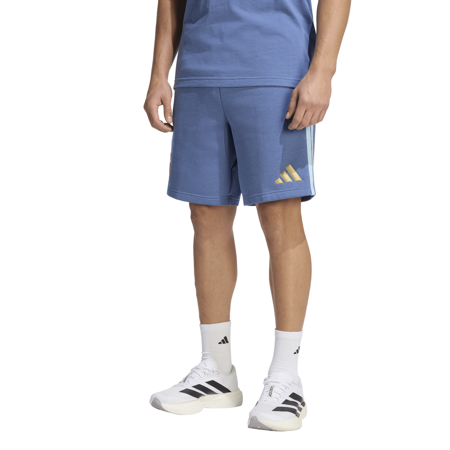 adidas Argentina Dna Fleece Shorts - Men's - Crew Blue