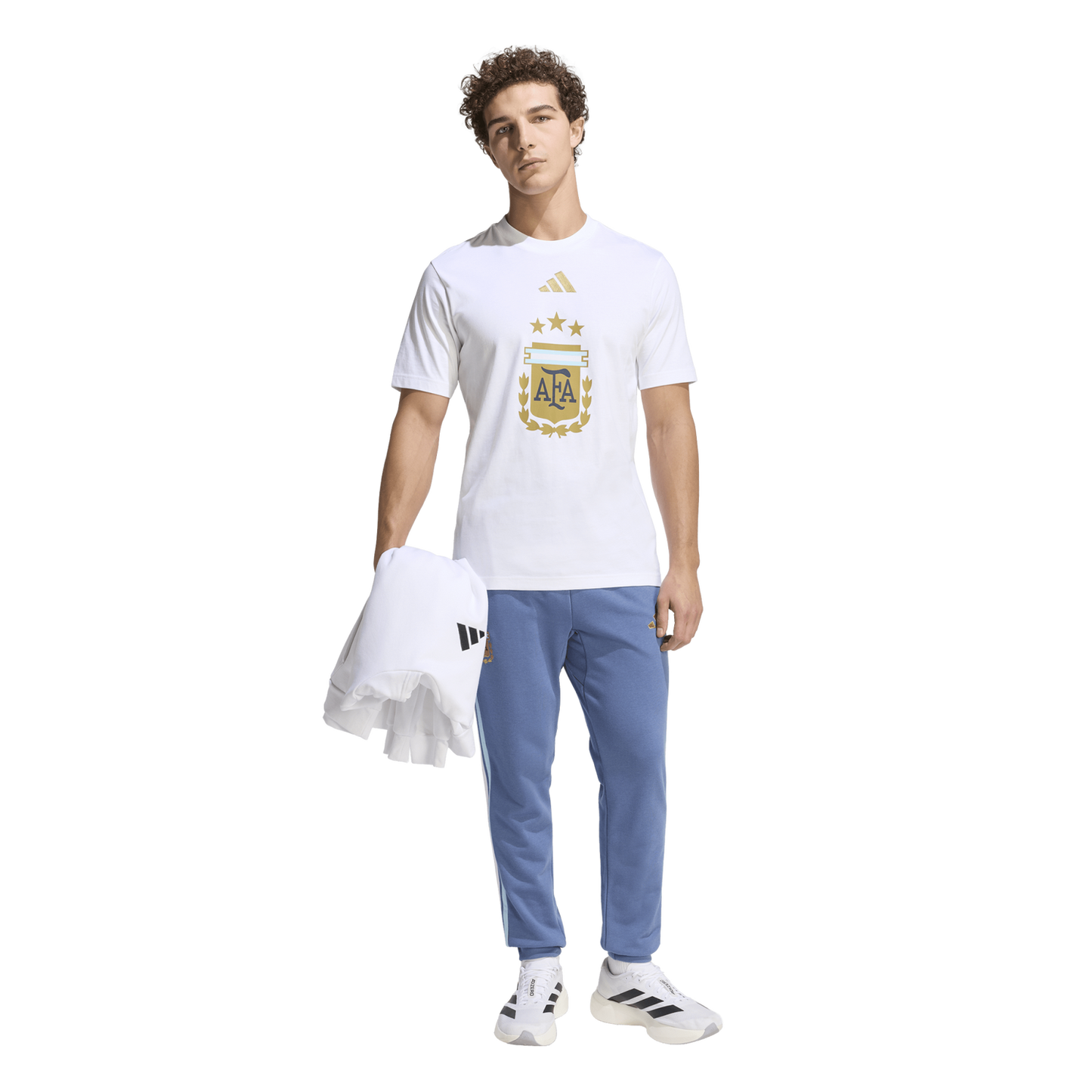 adidas Argentina Dna Graphic T-Shirt - Men's - White
