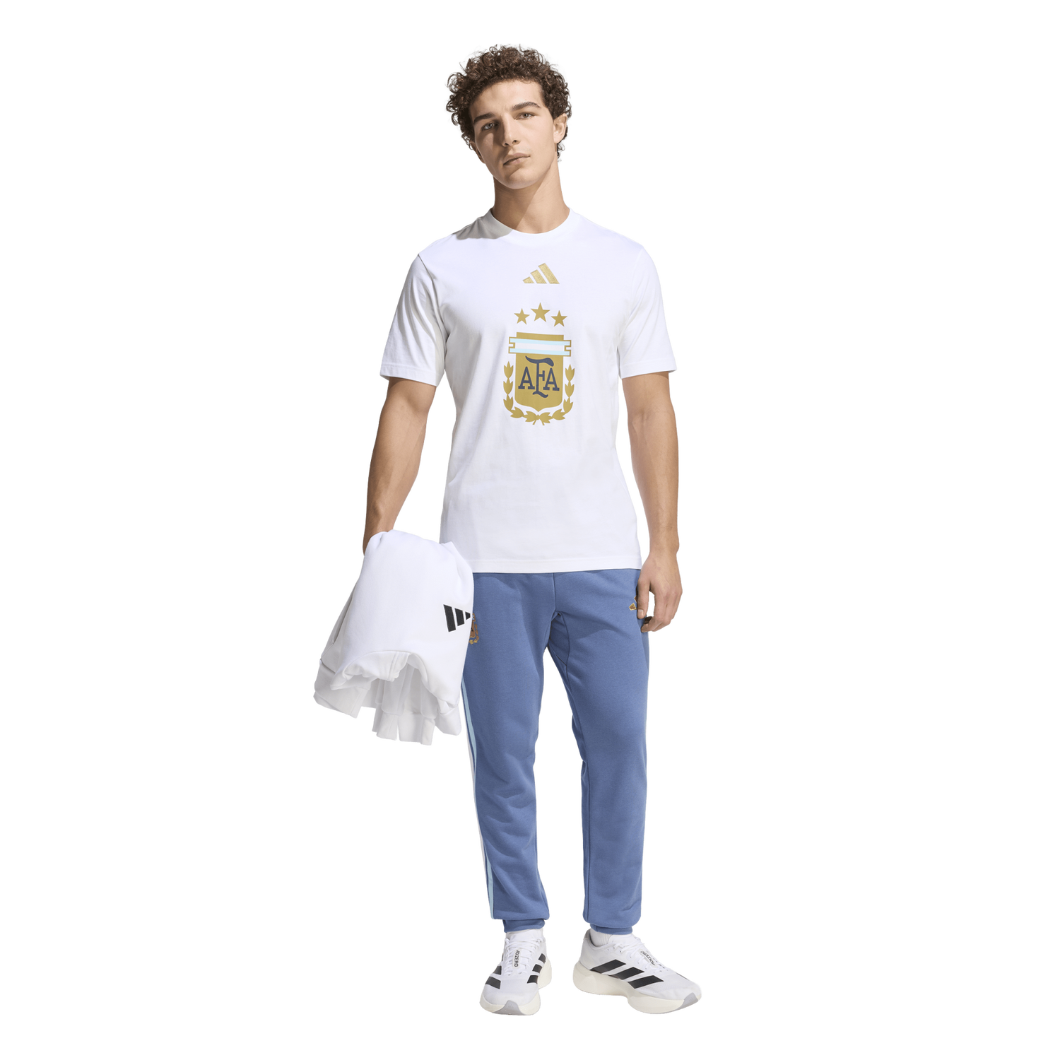 adidas Argentina Dna Graphic T-Shirt - Men's - White