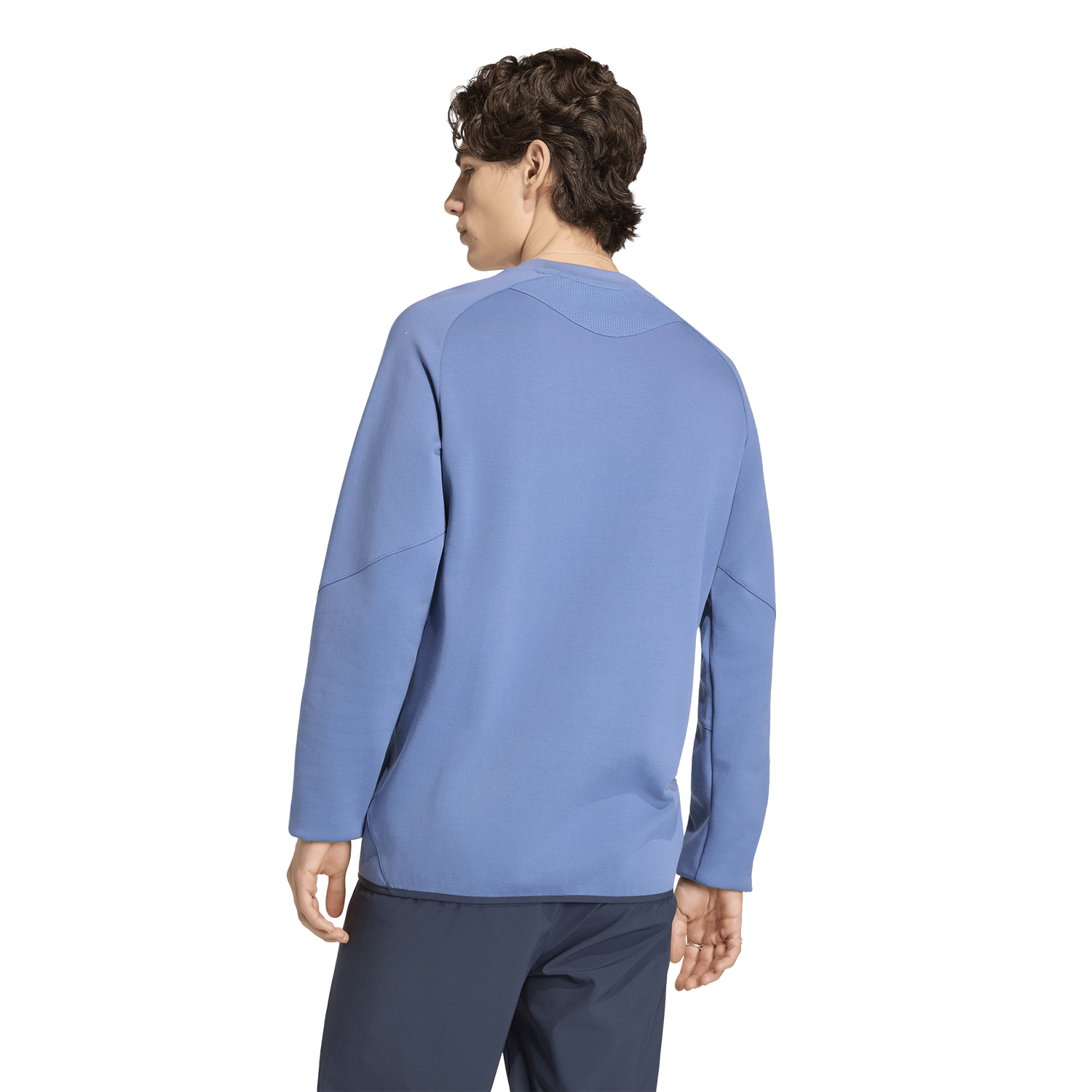 adidas Argentina Tiro Travel Crew Jumper - Men's - Crew Blue
