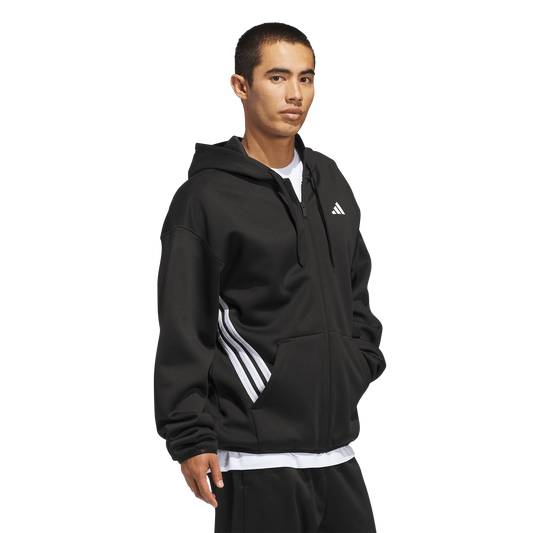 adidas Crazy Warm Full-Zip Hoodie - Men's - Black/White