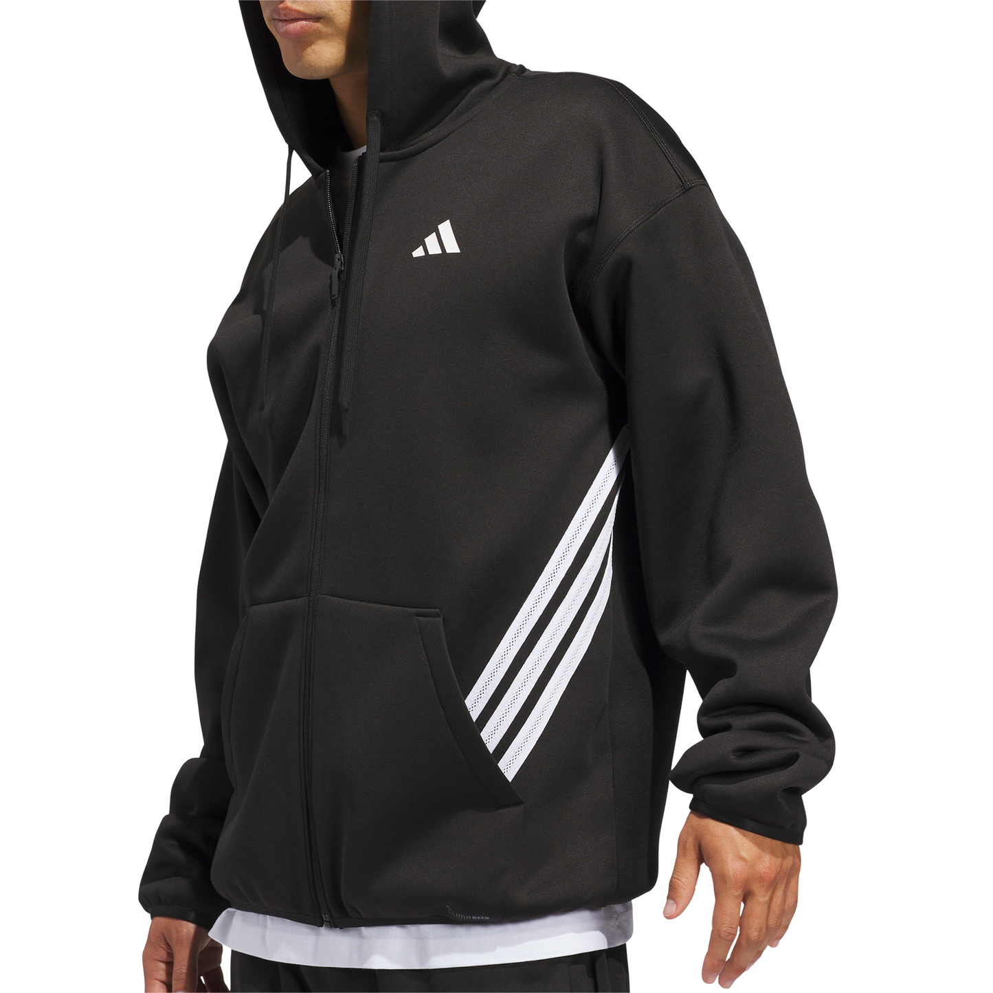adidas Crazy Warm Full-Zip Hoodie - Men's - Black/White