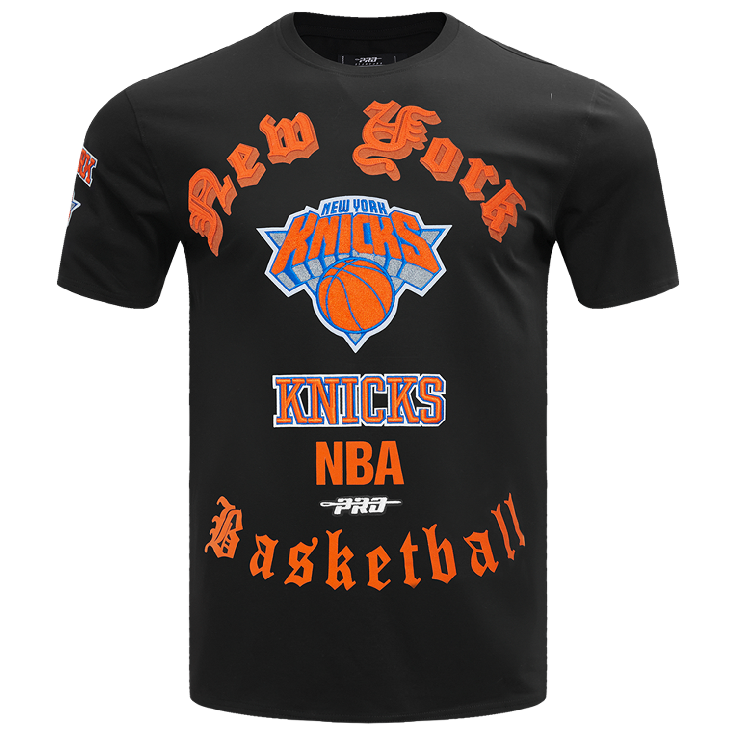 Pro Standard KNICKS OLD ENGLISH SJ TEE - Men's - Black