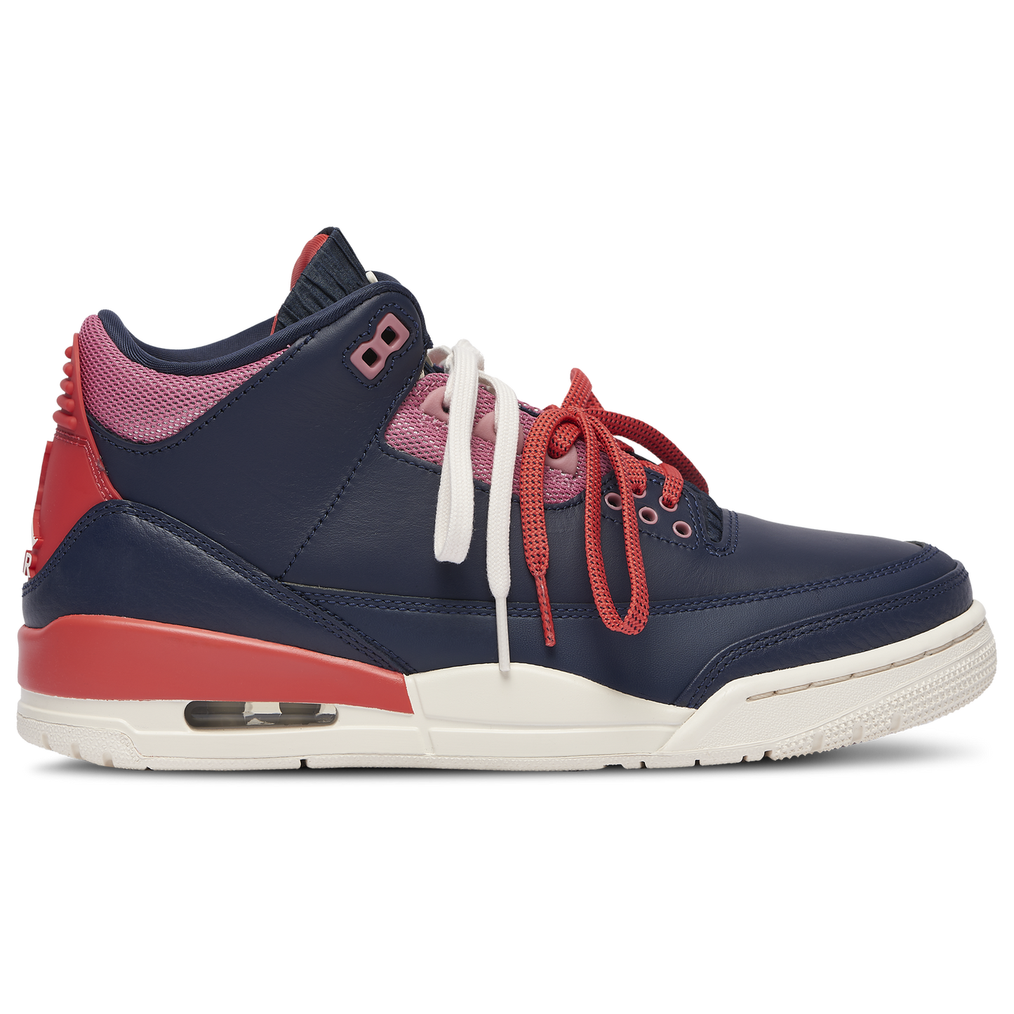 Jordan Air Jordan Retro 3 - Women's - Obsidian/Track Red/Blue Beyond