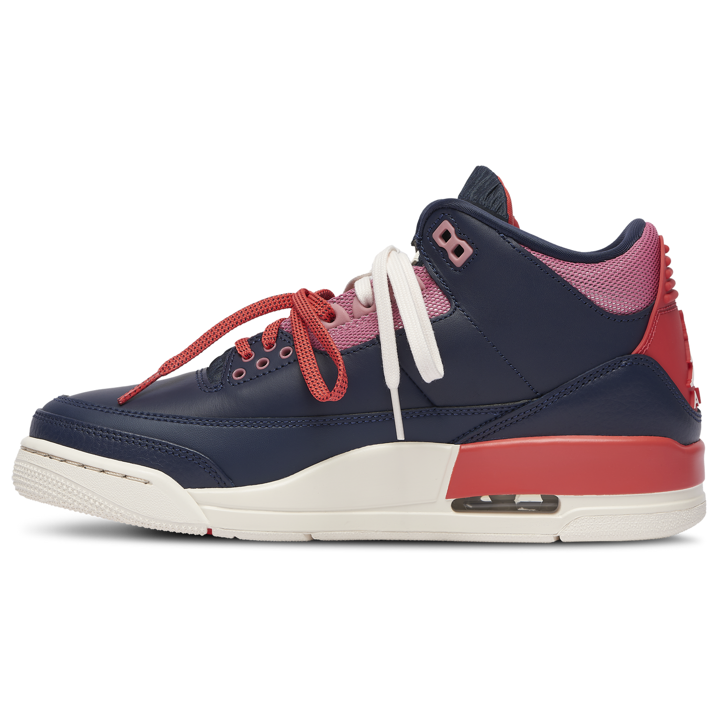Jordan Air Jordan Retro 3 - Women's - Obsidian/Track Red/Blue Beyond