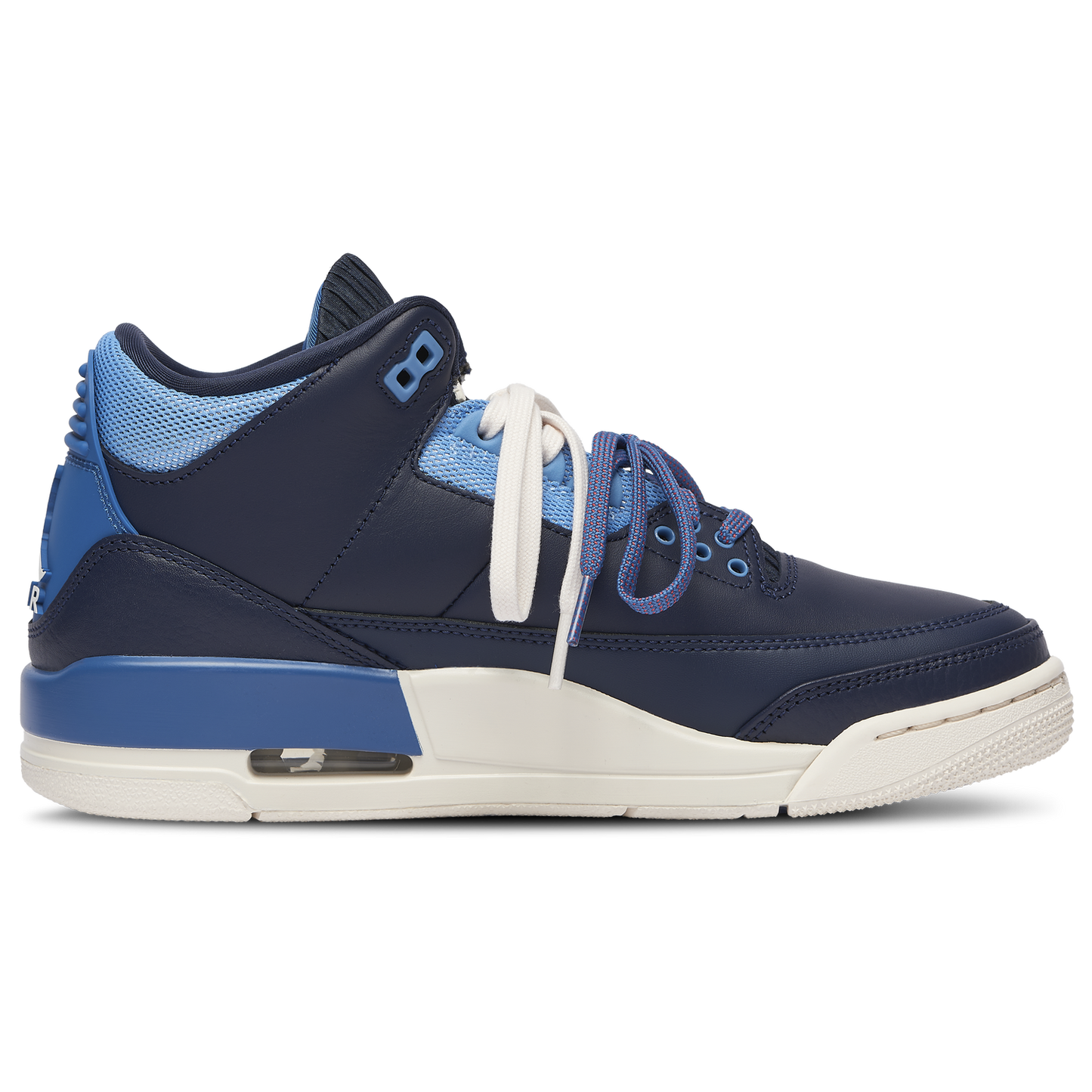 Jordan Air Jordan Retro 3 - Women's - Obsidian/Track Red/Blue Beyond