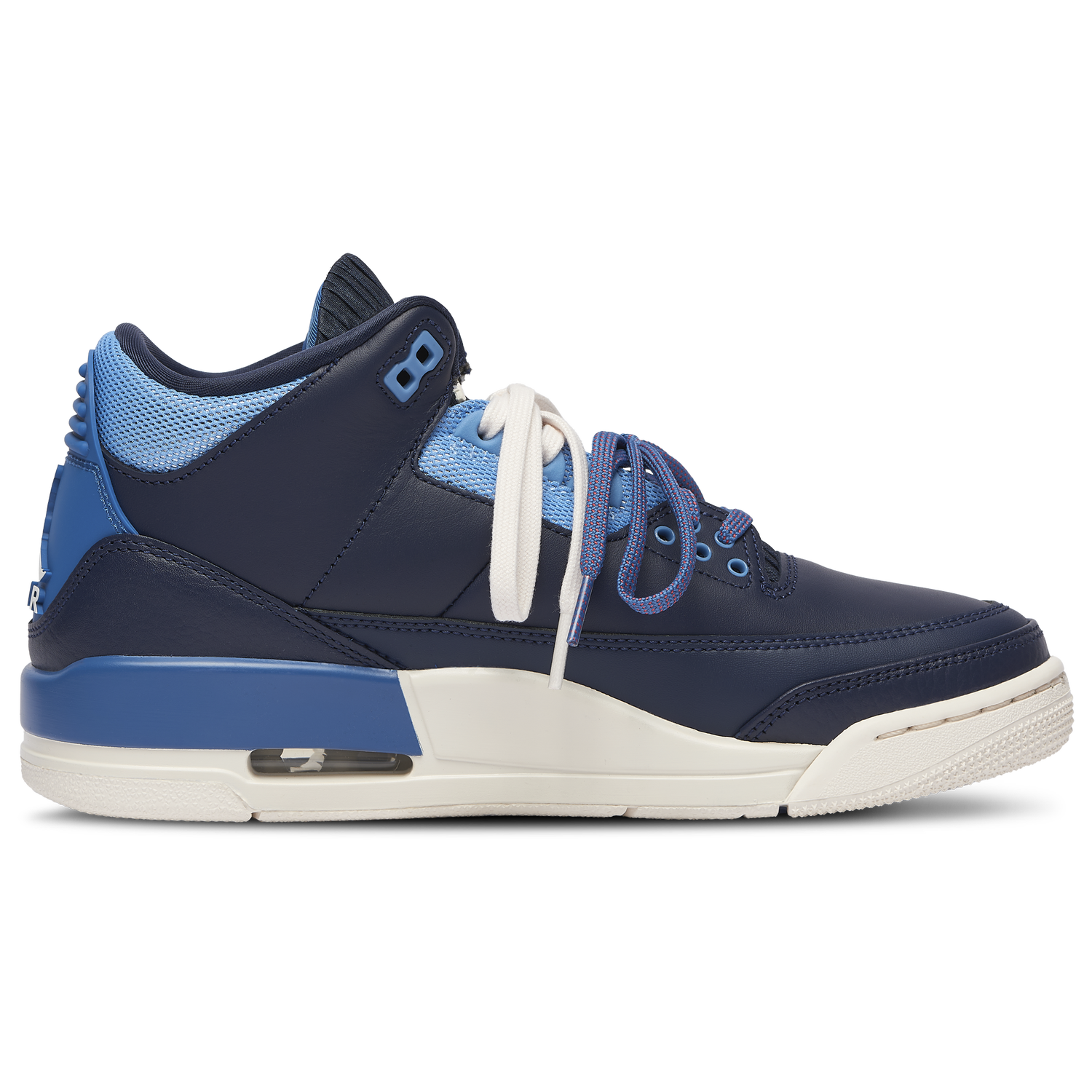 Jordan Air Jordan Retro 3 - Women's - Obsidian/Track Red/Blue Beyond