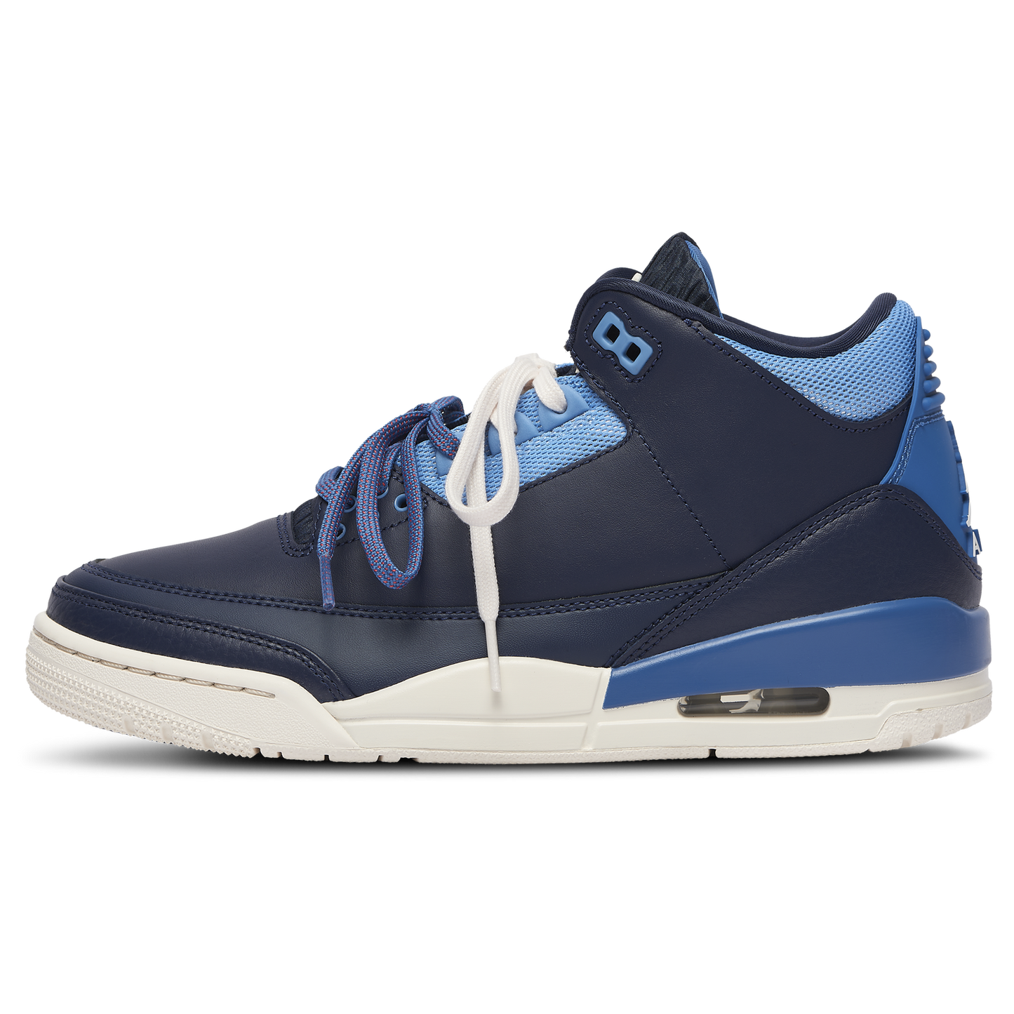 Jordan Air Jordan Retro 3 - Women's - Obsidian/Track Red/Blue Beyond