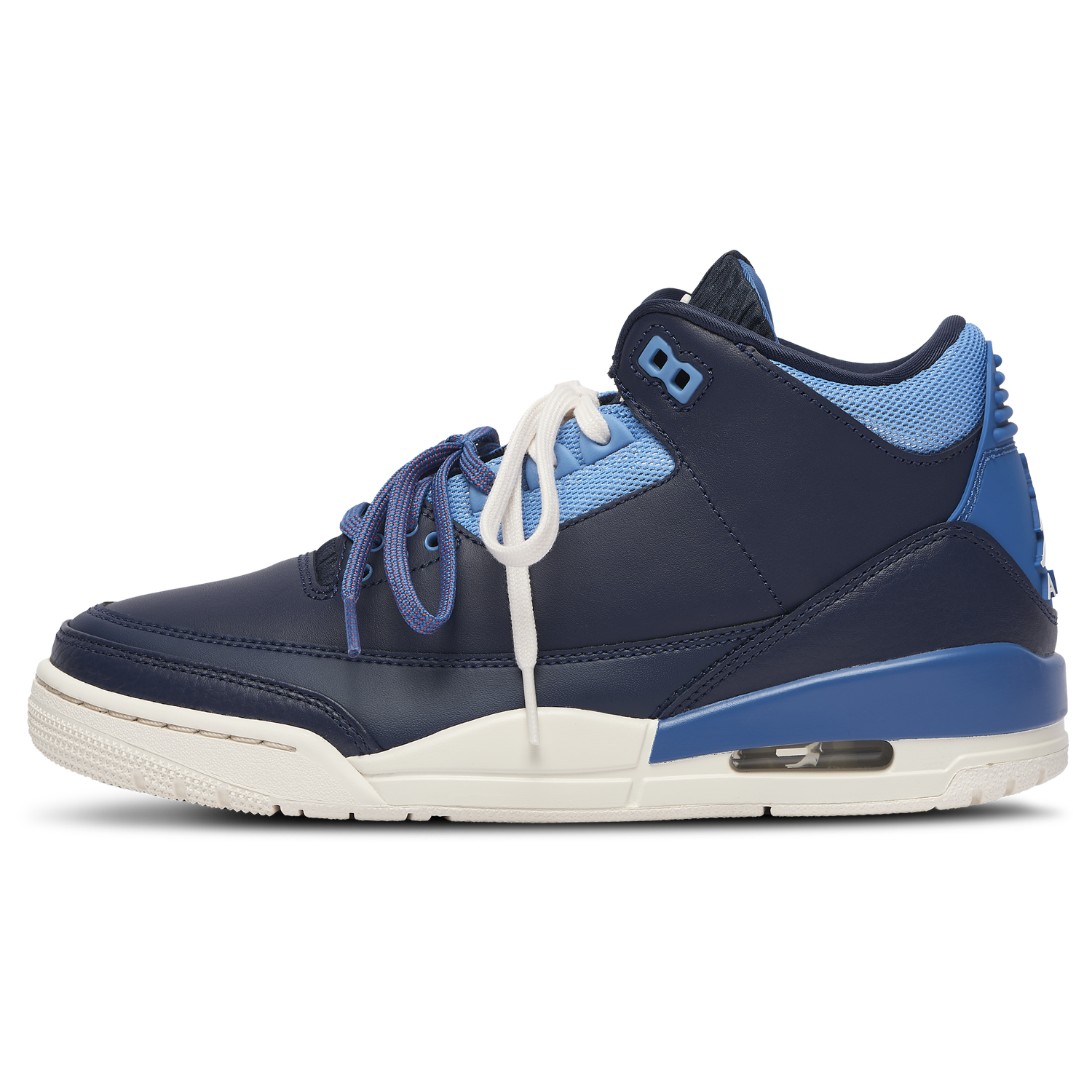 Jordan Air Jordan Retro 3 - Women's - Obsidian/Track Red/Blue Beyond