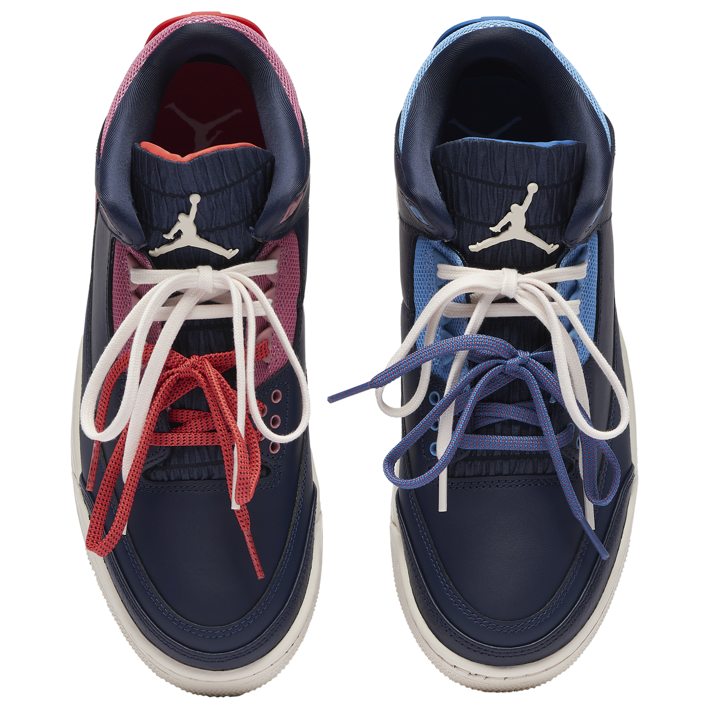 Jordan Air Jordan Retro 3 - Women's - Obsidian/Track Red/Blue Beyond