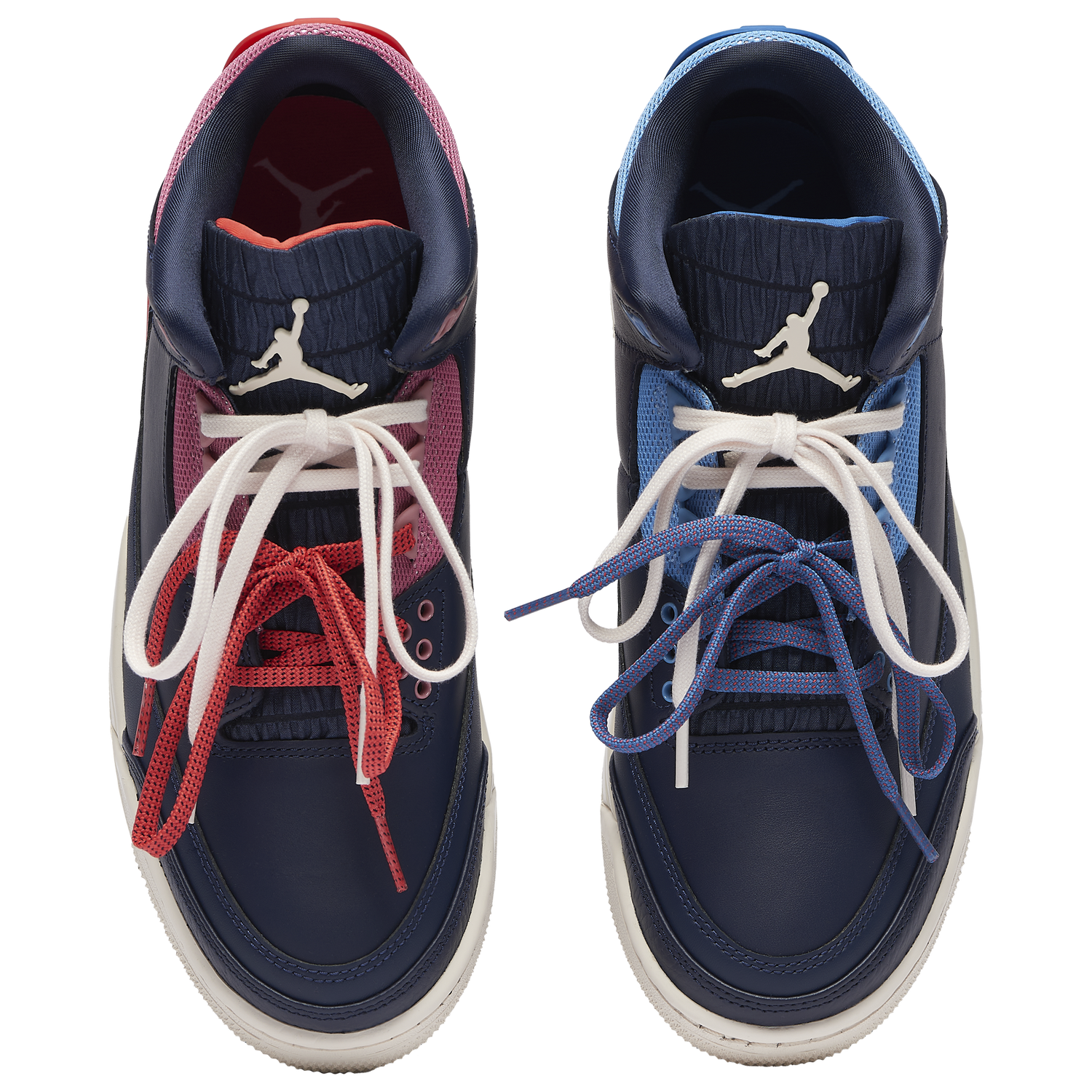 Jordan Air Jordan Retro 3 - Women's - Obsidian/Track Red/Blue Beyond