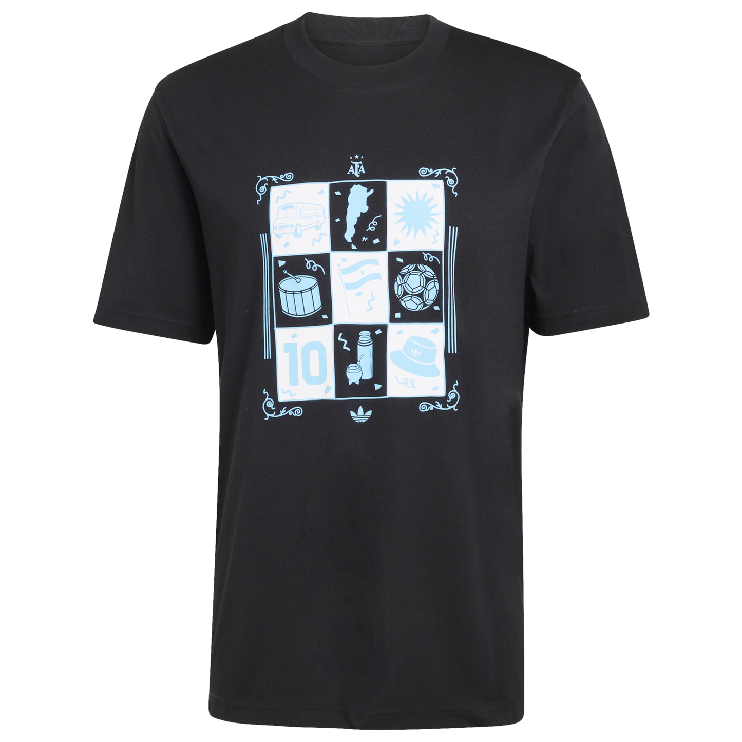 adidas Argentina Away Tee - Men's - Black