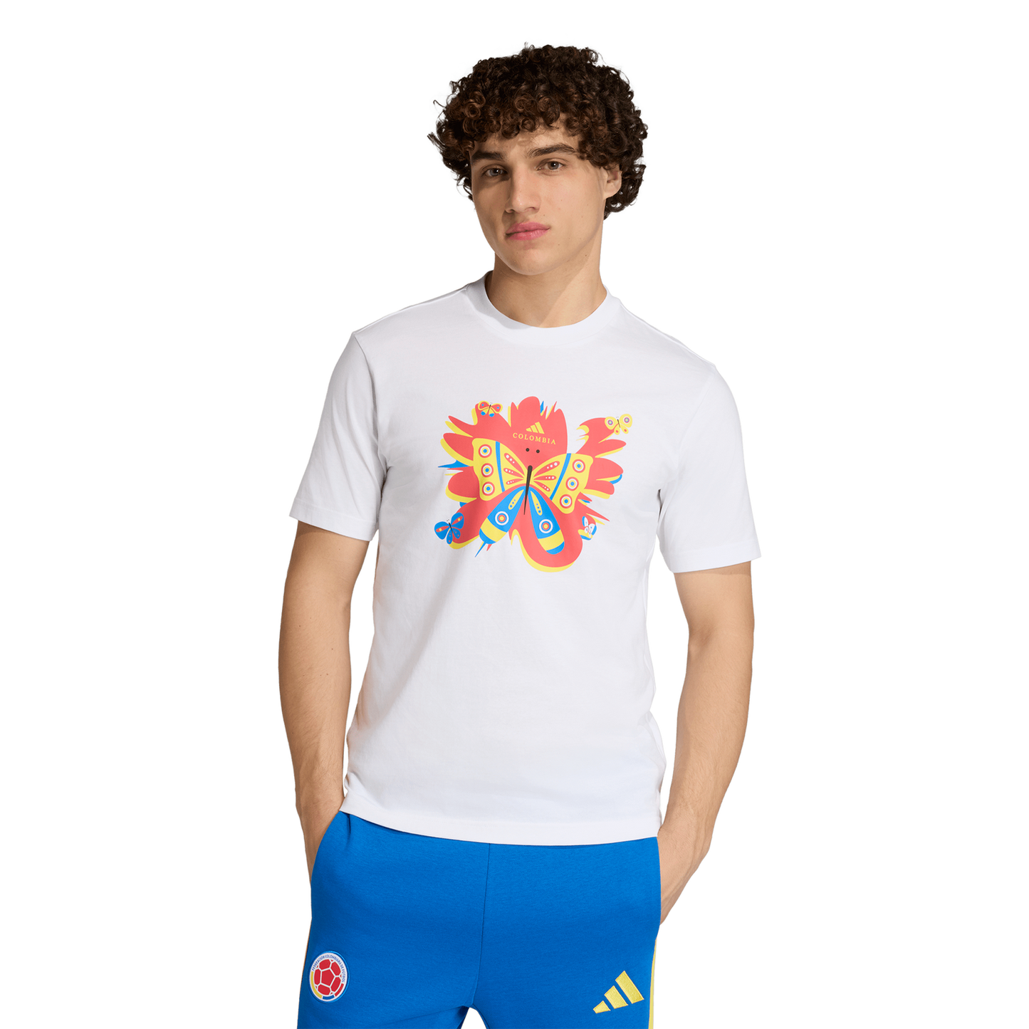 adidas Colombia DNA T-Shirt - Men's - White