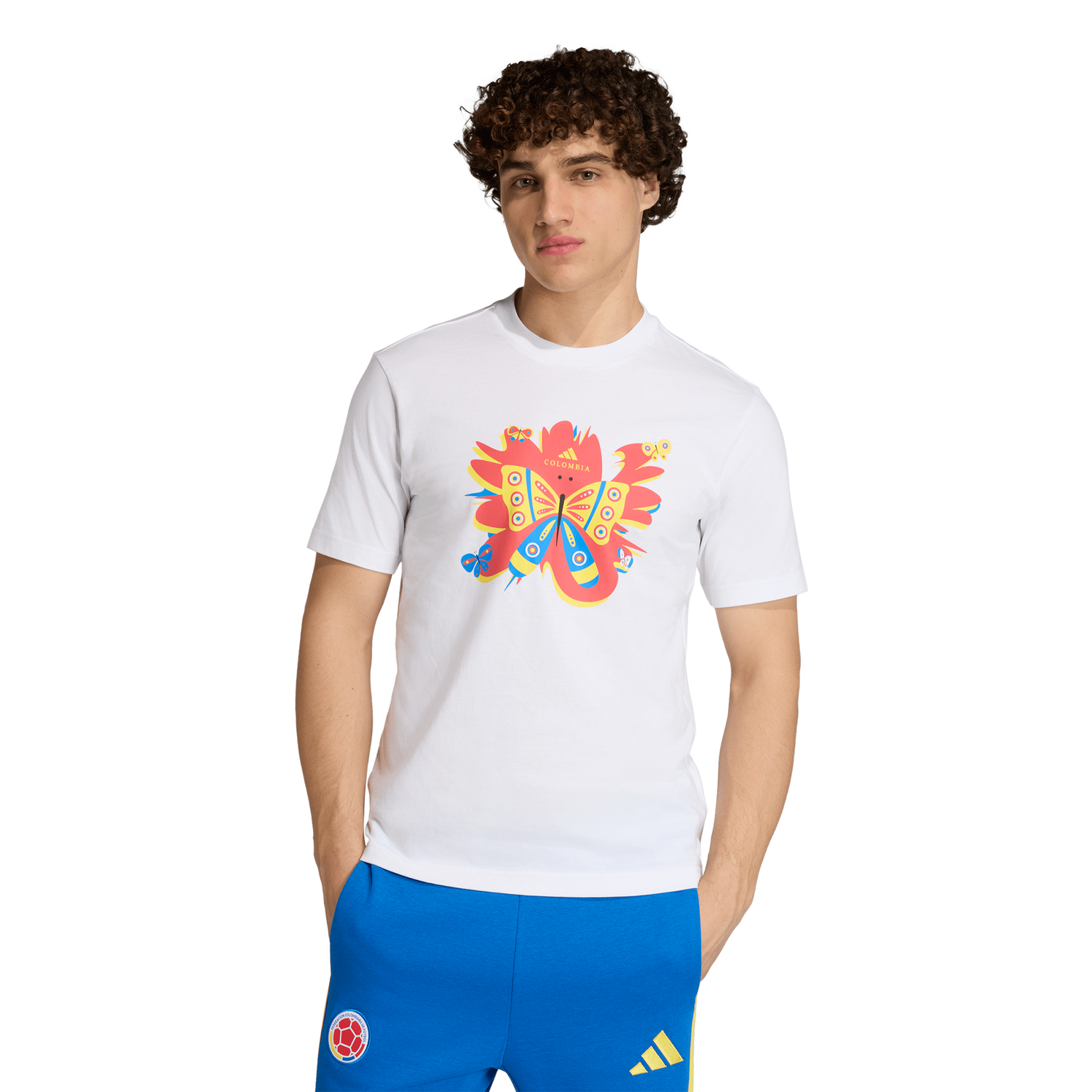 adidas Colombia DNA T-Shirt - Men's - White