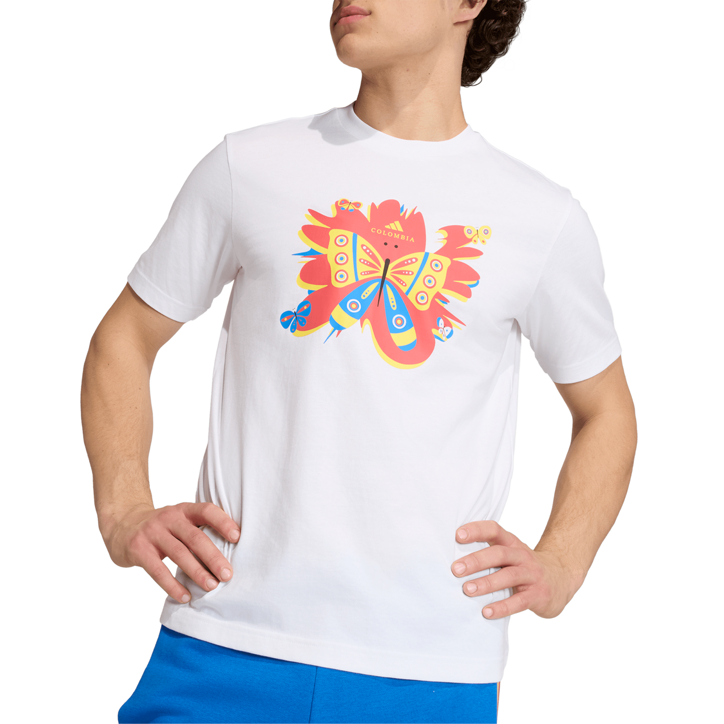 adidas Colombia DNA T-Shirt - Men's - White