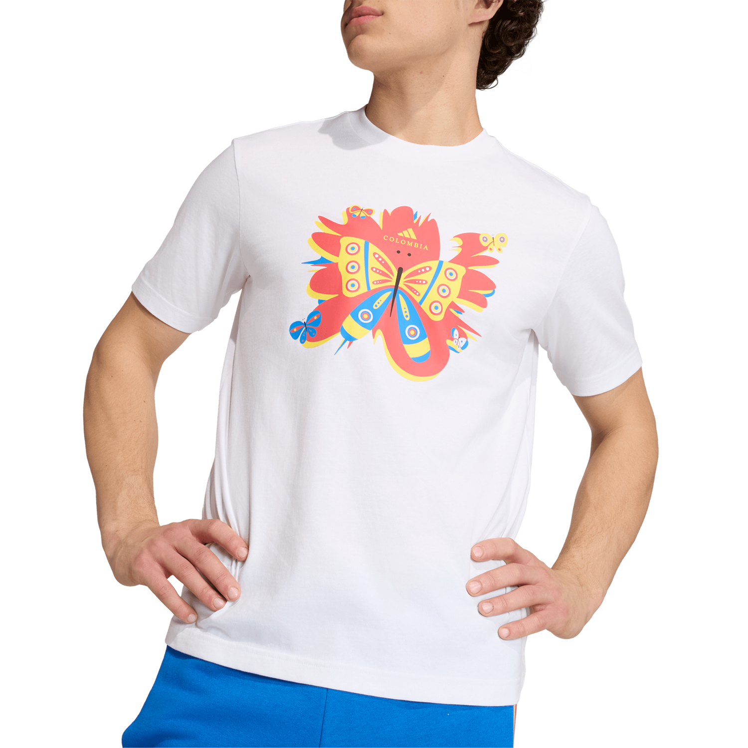 adidas Colombia DNA T-Shirt - Men's - White
