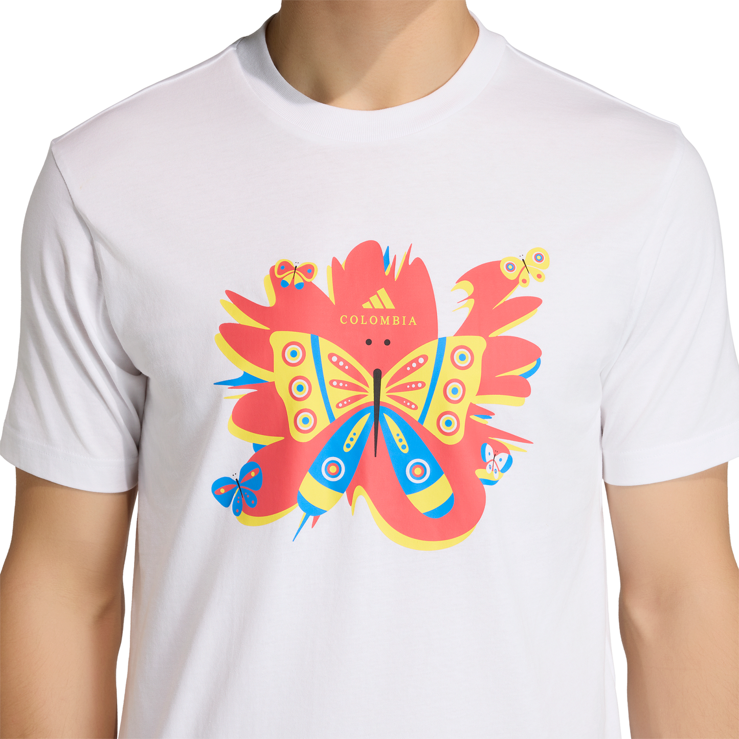adidas Colombia DNA T-Shirt - Men's - White