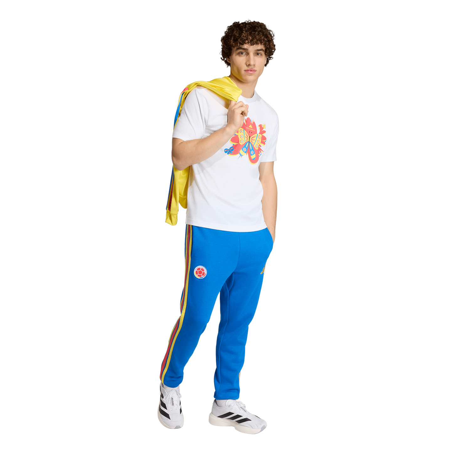 adidas Colombia DNA T-Shirt - Men's - White