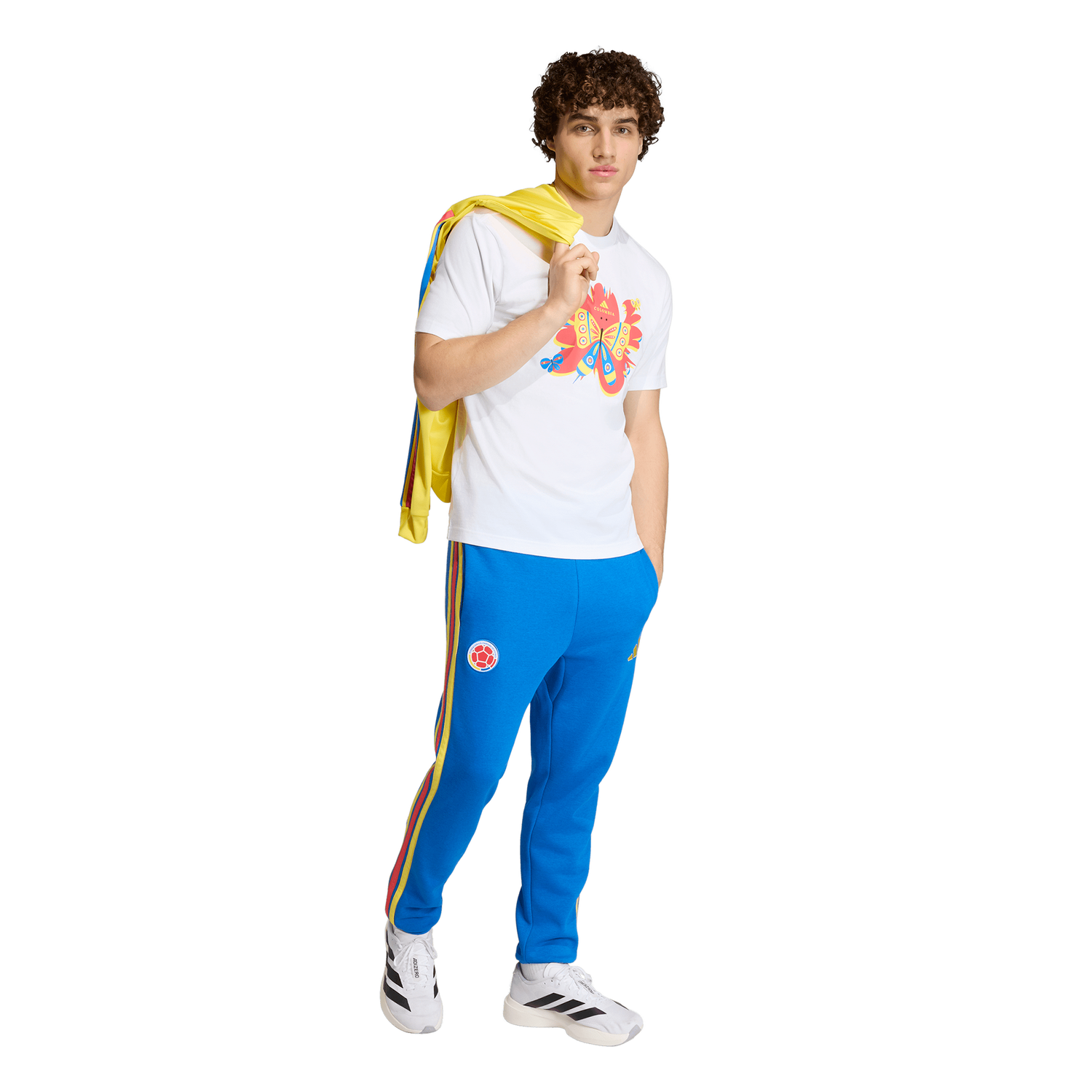 adidas Colombia DNA T-Shirt - Men's - White