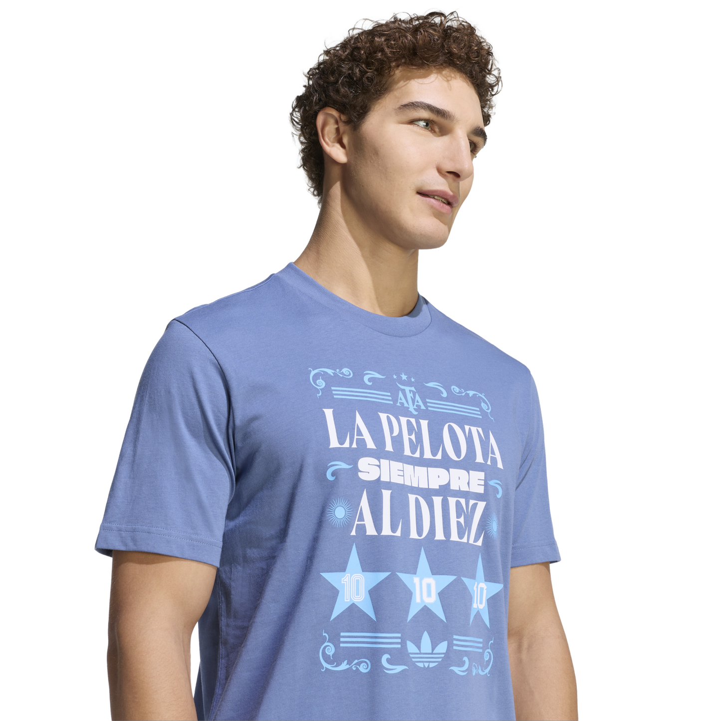adidas Argentina Amply Tee - Men's - Crew Blue
