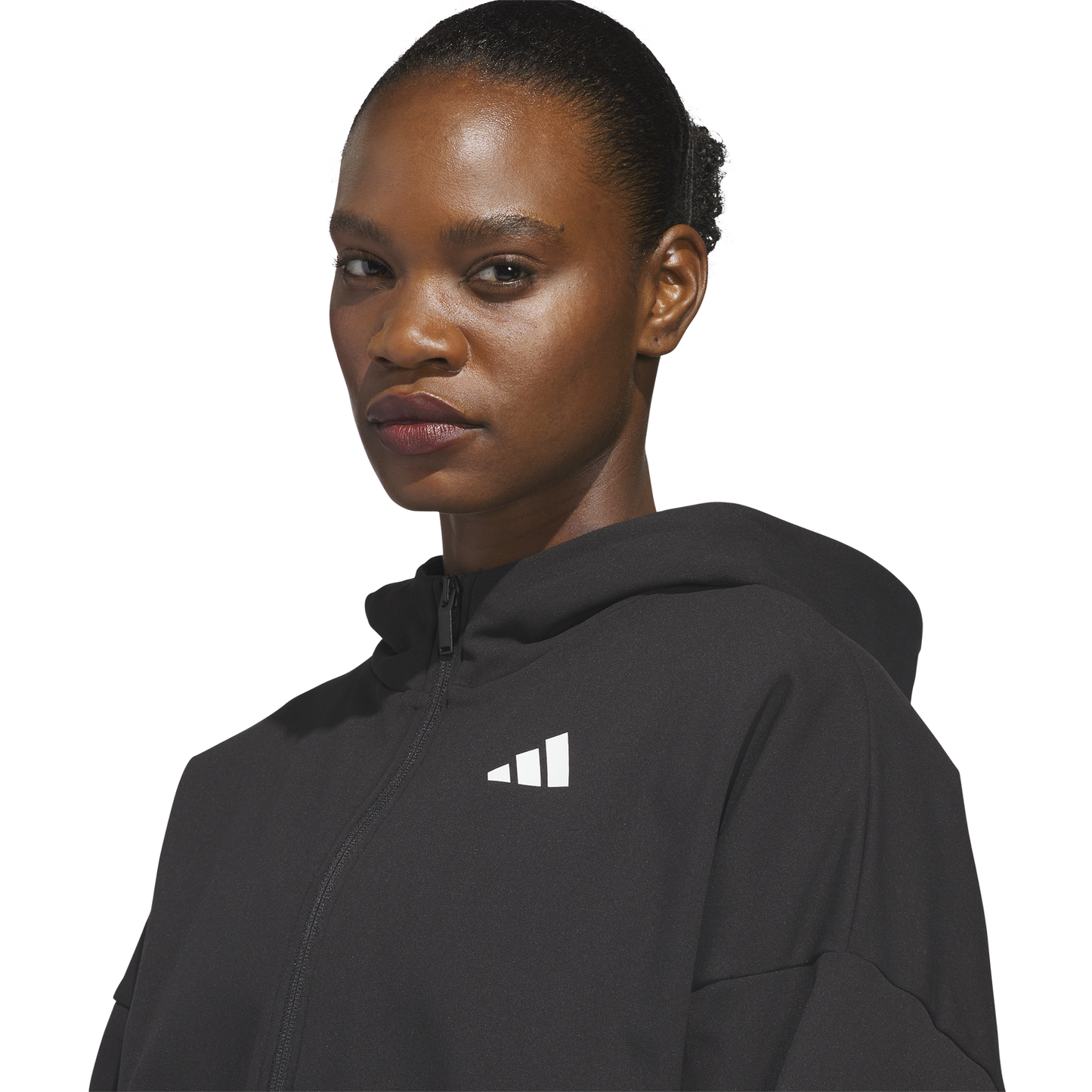 adidas Crazy Warm Fleece Full-Zip Hoodie - Women's - Black