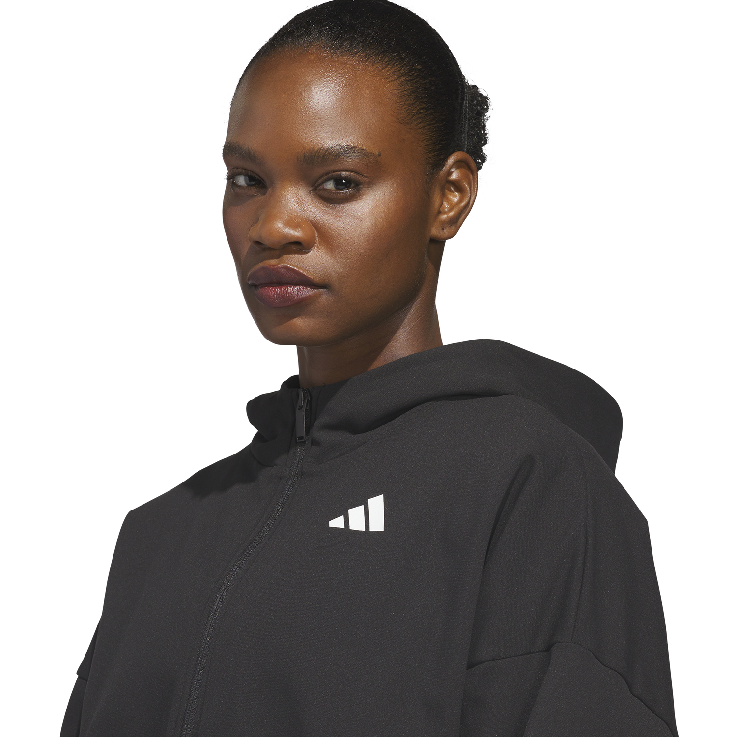 adidas Crazy Warm Fleece Full-Zip Hoodie - Women's - Black