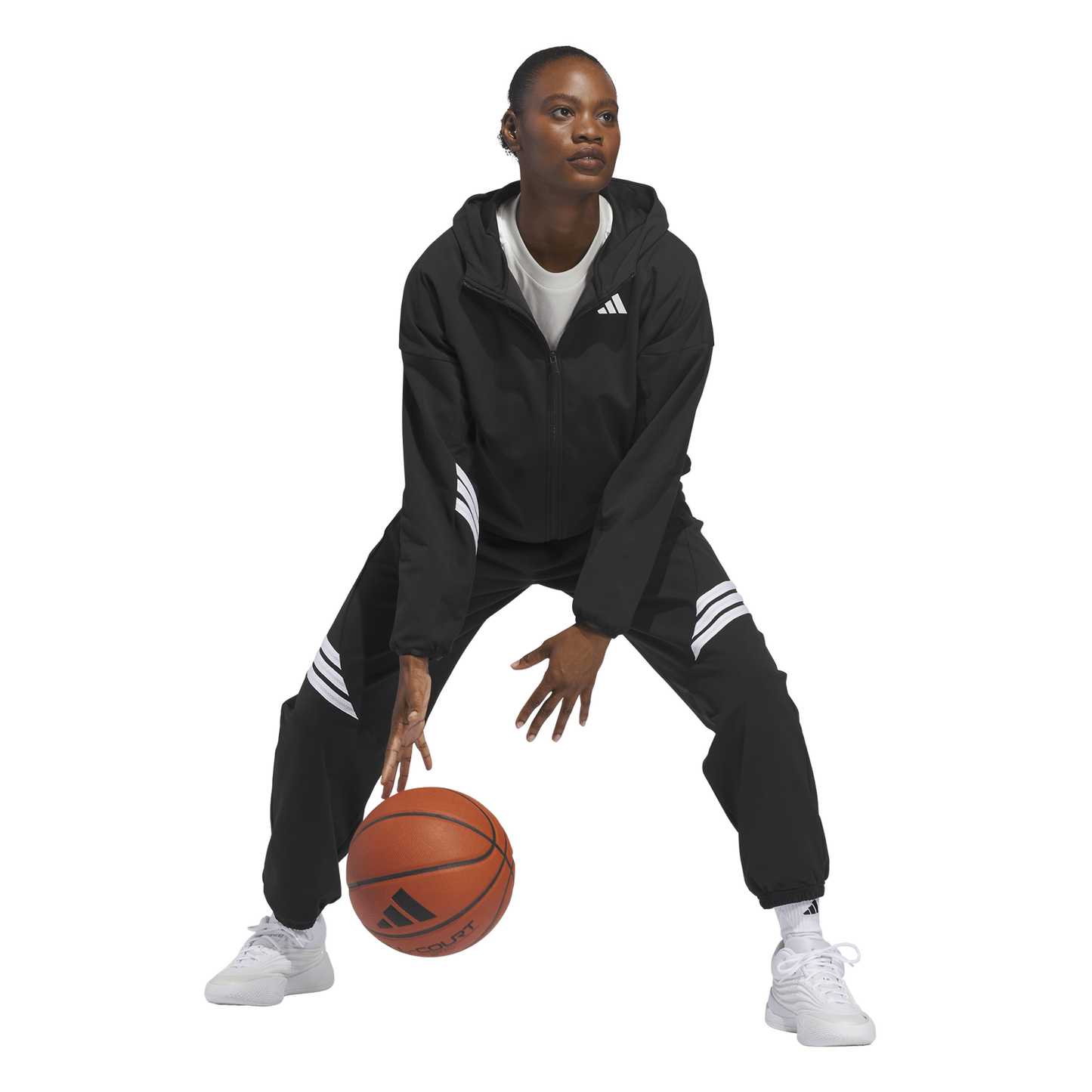 adidas Crazy Warm Fleece Full-Zip Hoodie - Women's - Black