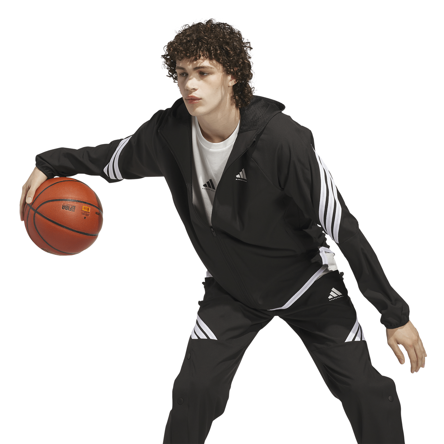 adidas Crazy Lite Basketball Jacket - Men's - Black