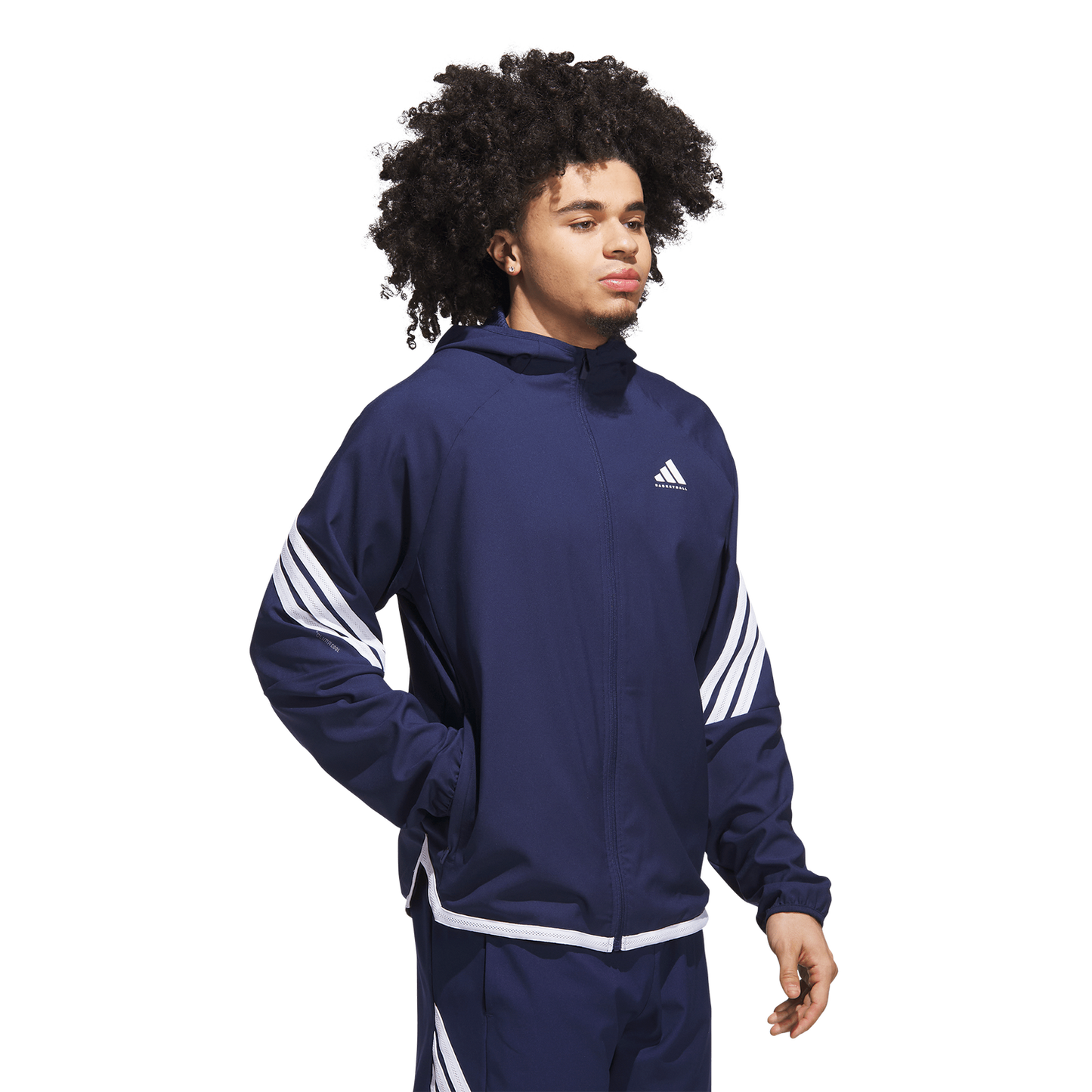 adidas Crazy Lite Basketball Jacket - Men's - Team Navy Blue
