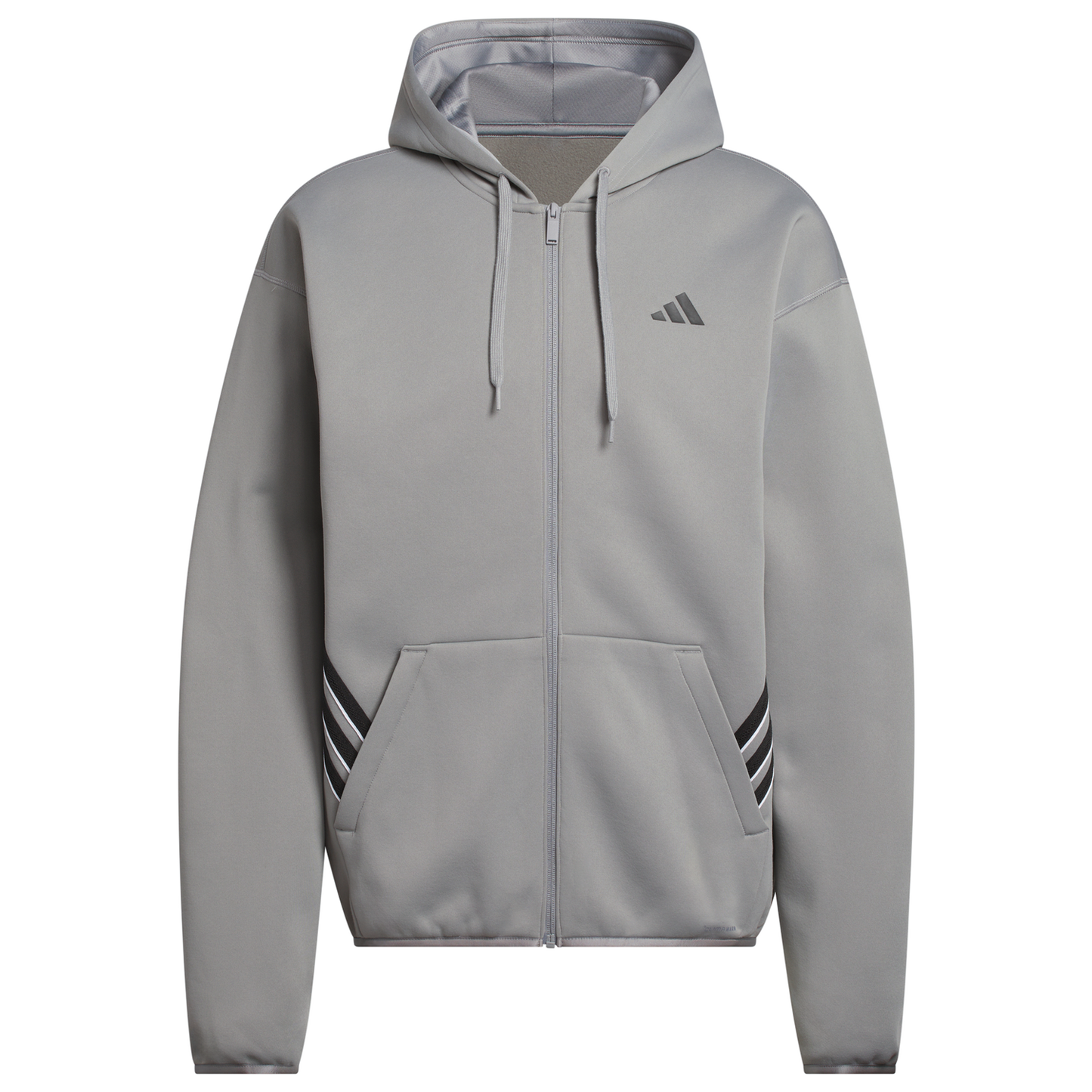 adidas Crazy Warm Full-Zip Hoodie - Men's - Grey/Black
