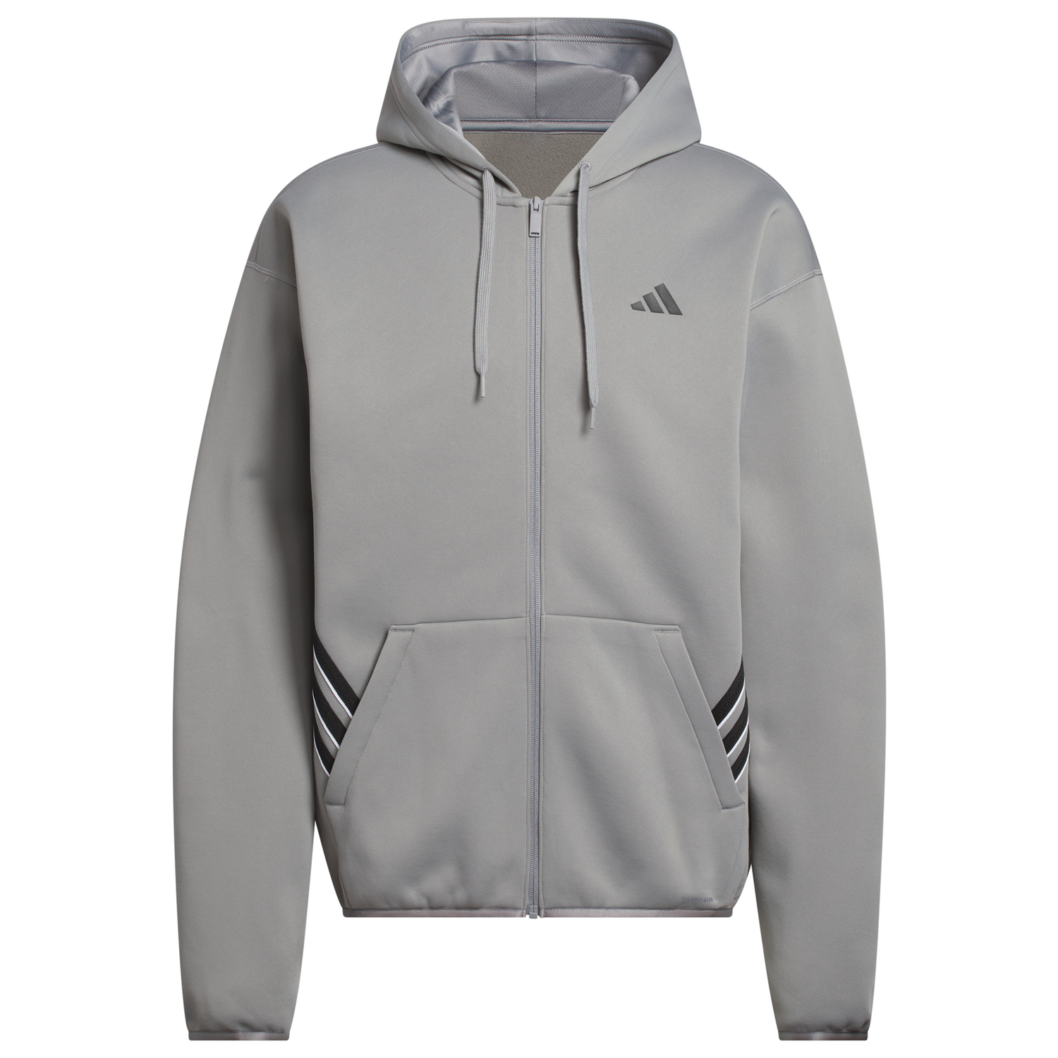 adidas Crazy Warm Full-Zip Hoodie - Men's - Grey/Black