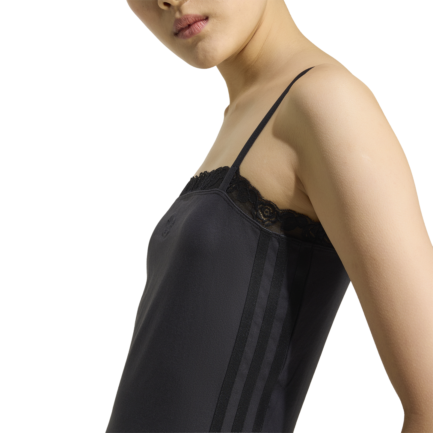 adidas Lace Top - Women's - Black/Black