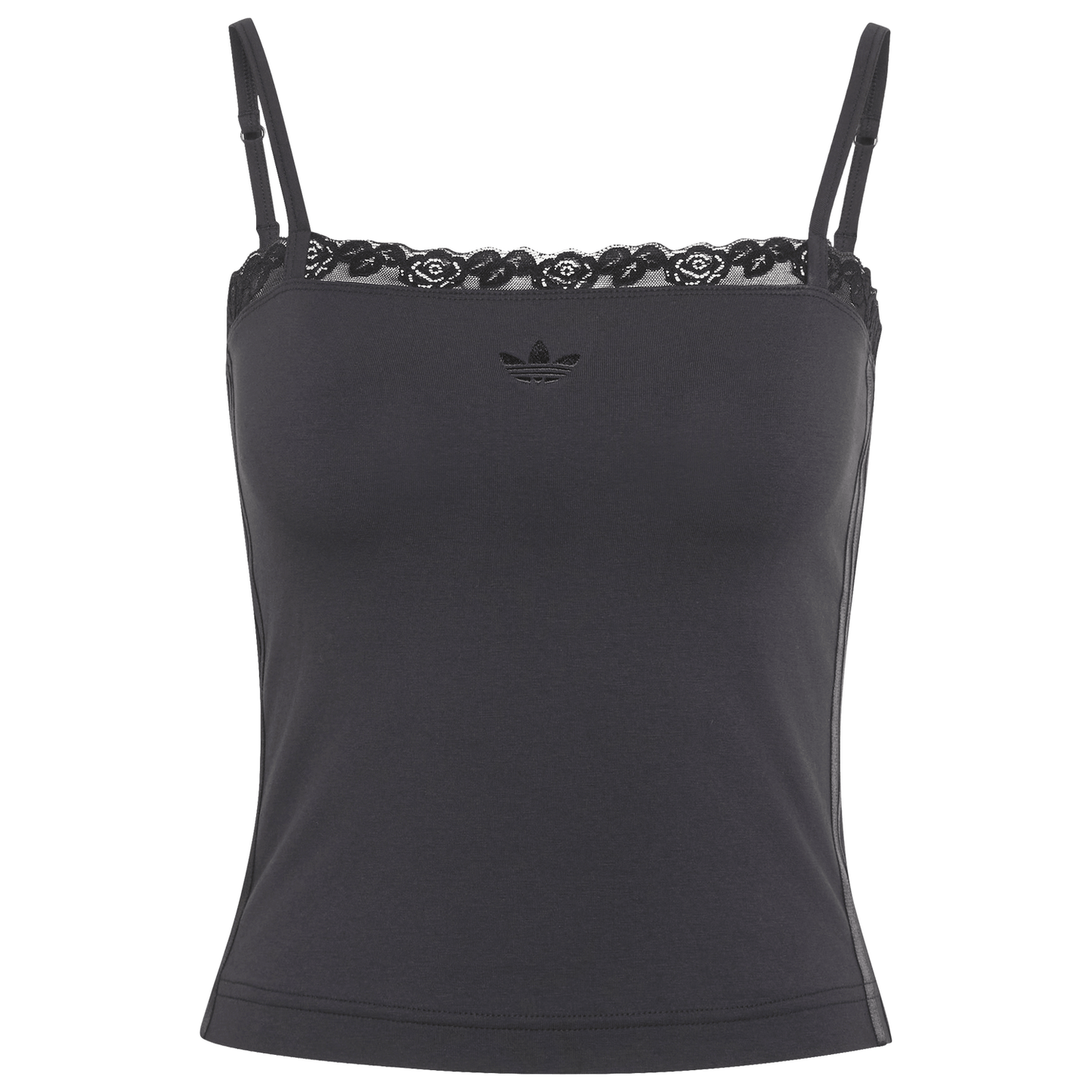 adidas Lace Top - Women's - Black/Black