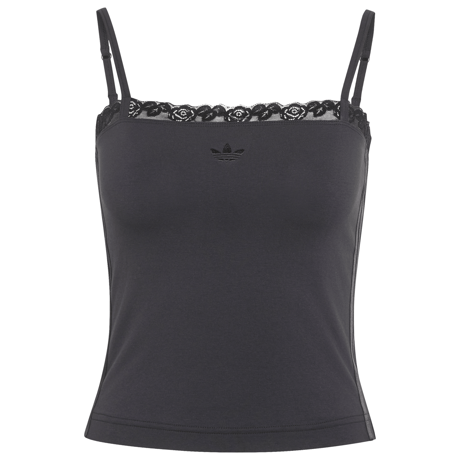 adidas Lace Top - Women's - Black/Black