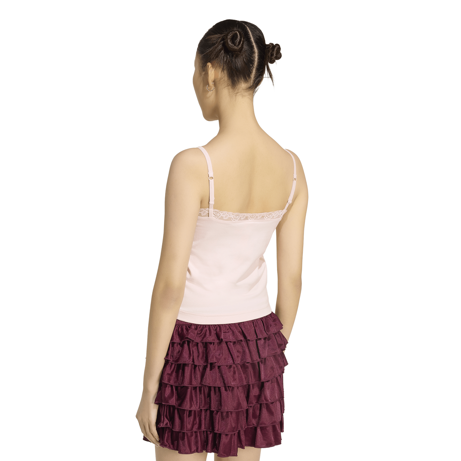 adidas Lace Top - Women's - Sandy Pink/Sandy Pink