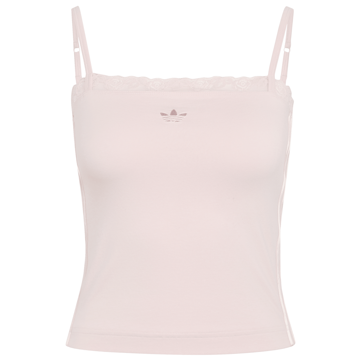 adidas Lace Top - Women's - Sandy Pink/Sandy Pink