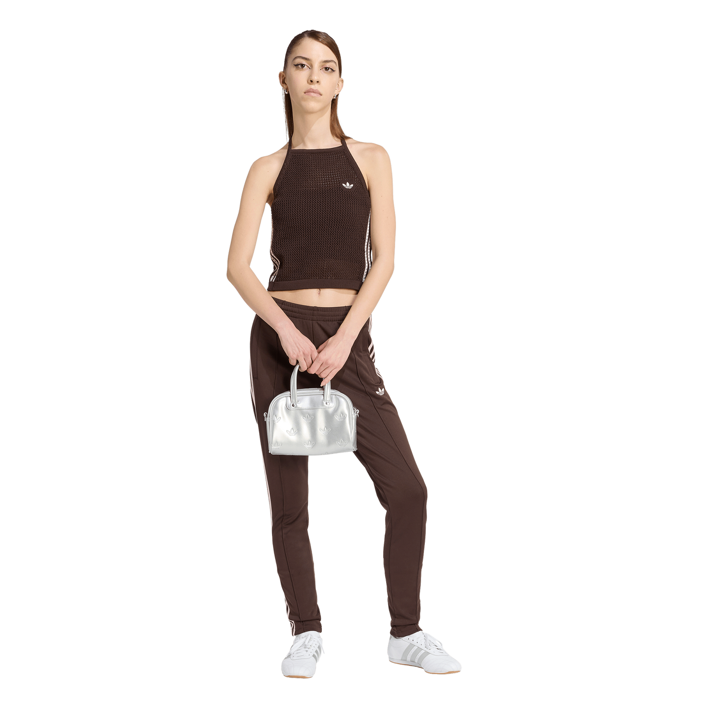adidas Crochet Top - Women's - Aurora Coffee