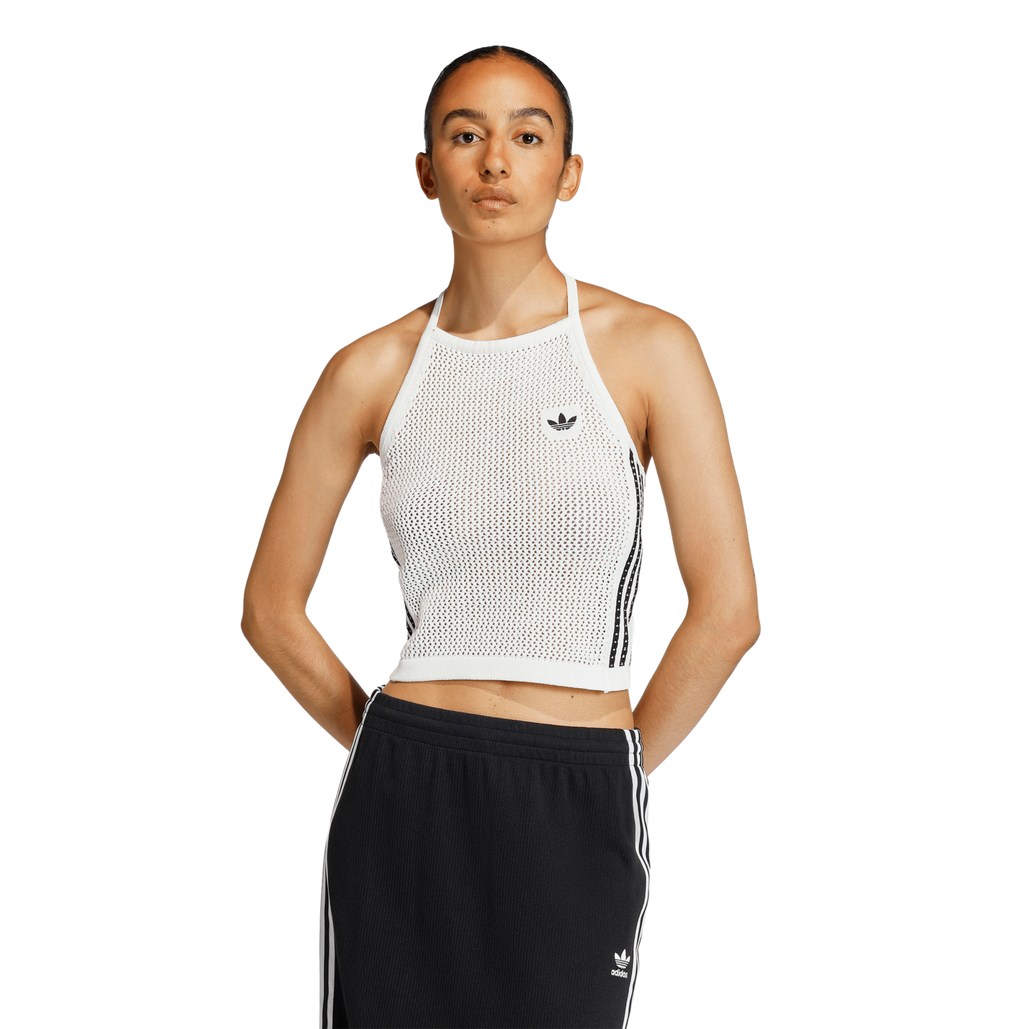 adidas Crochet Top - Women's - Off White