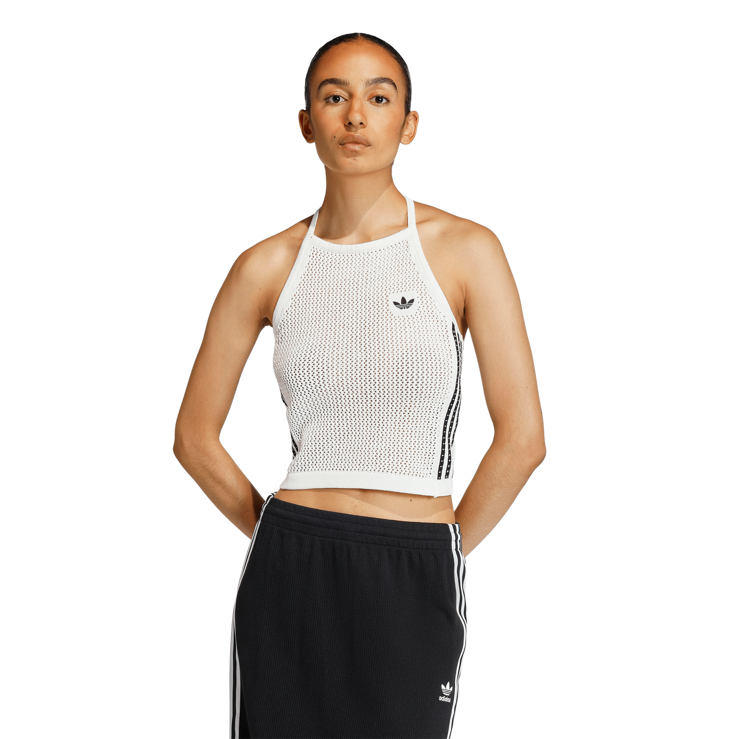 adidas Crochet Top - Women's - Off White