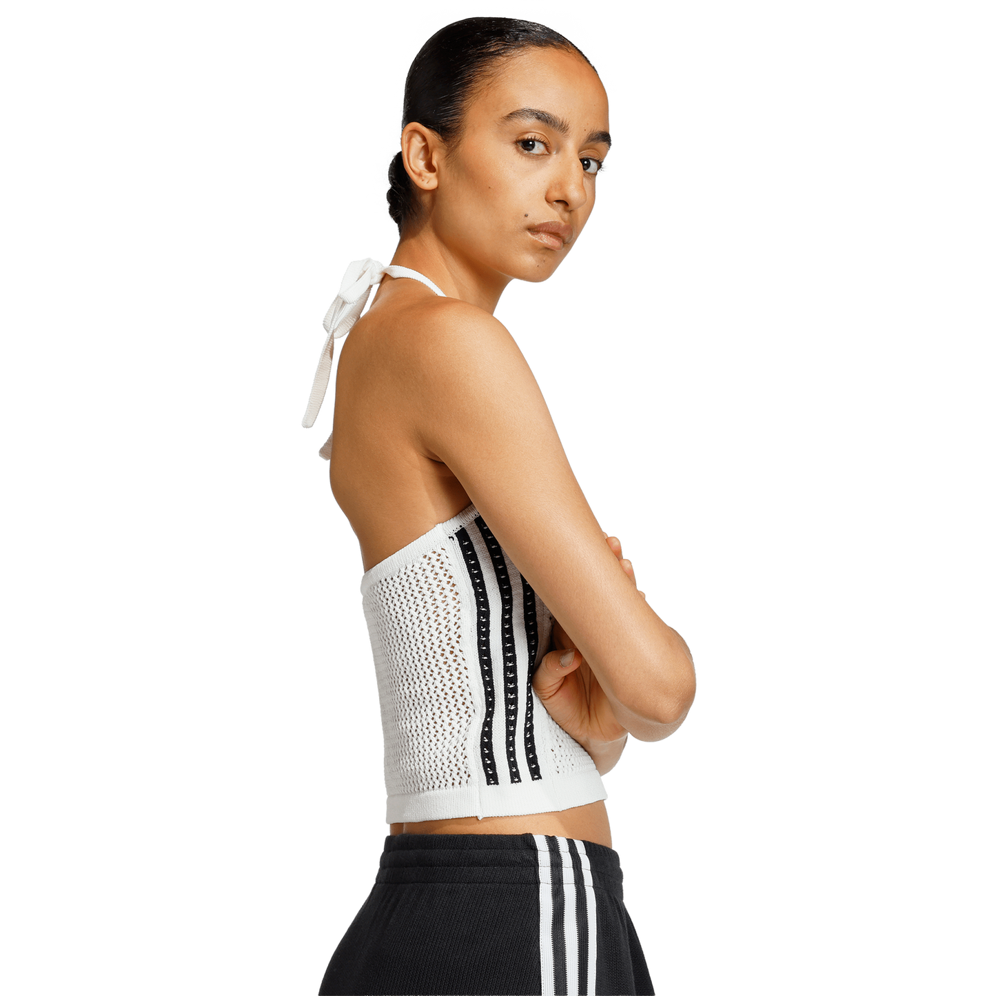 adidas Crochet Top - Women's - Off White