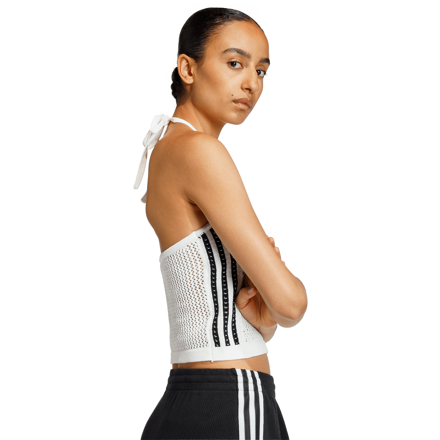 adidas Crochet Top - Women's - Off White