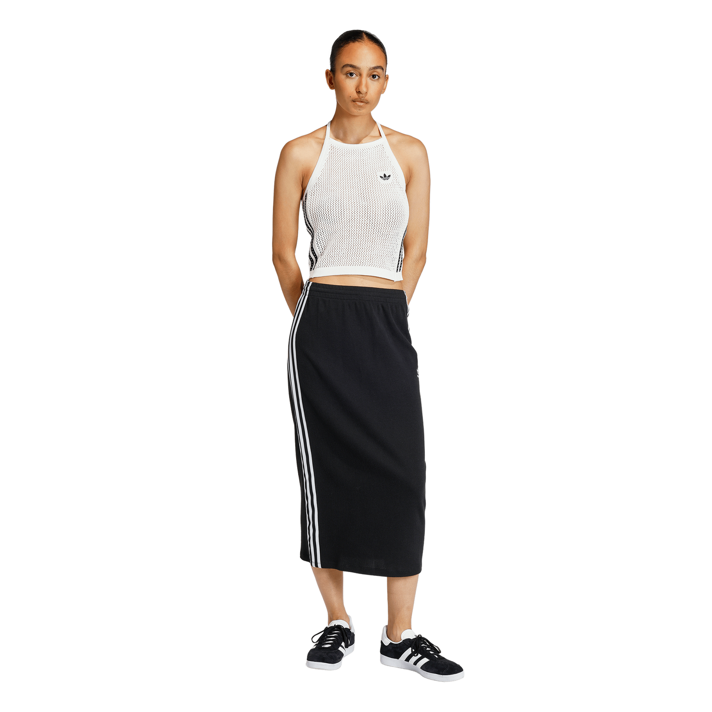 adidas Crochet Top - Women's - Off White