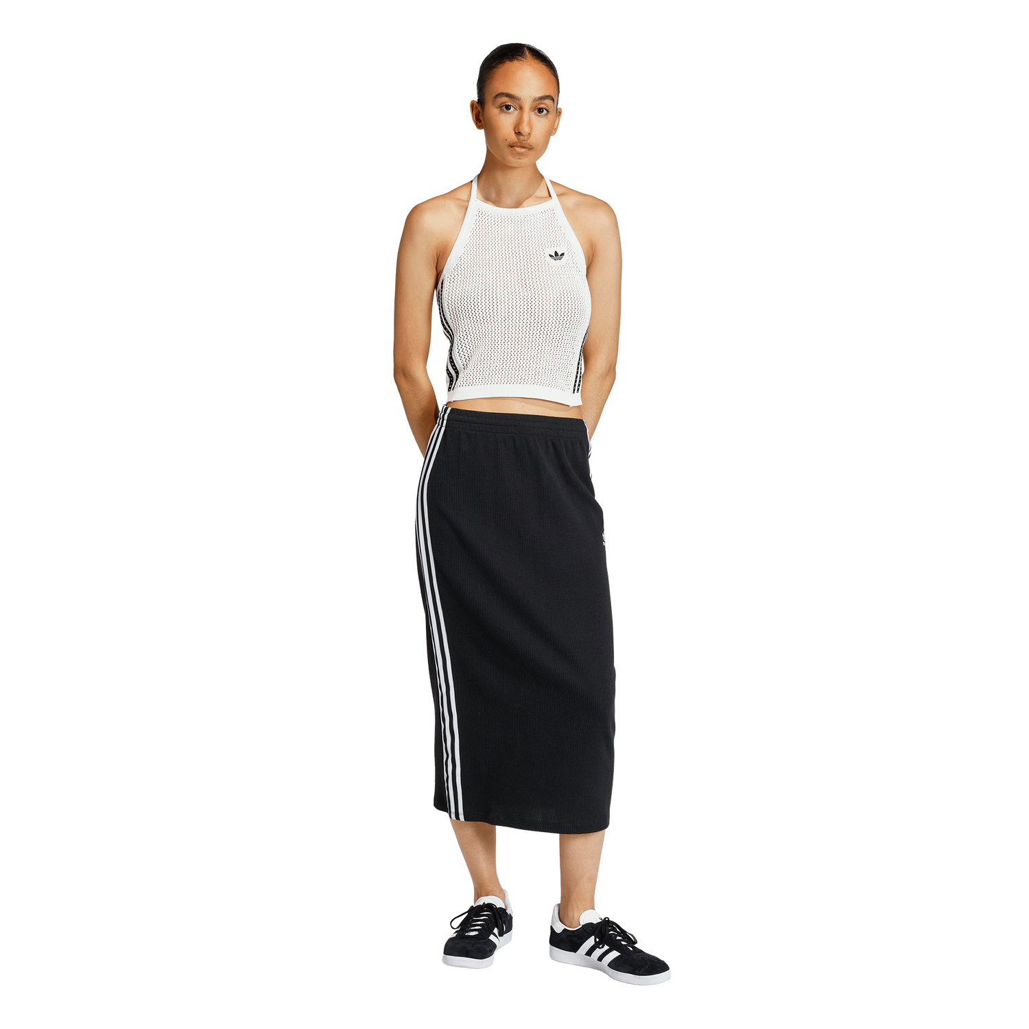adidas Crochet Top - Women's - Off White