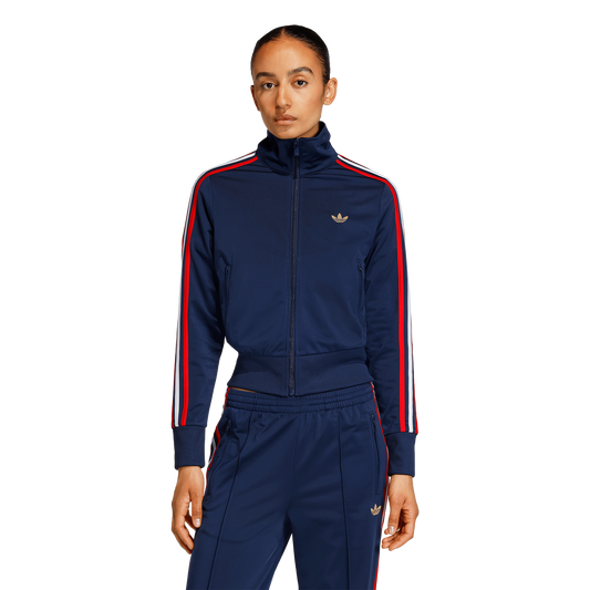 adidas Originals Firebird Classic Track Top - Women's - Night Indigo/Better Scarlet/White