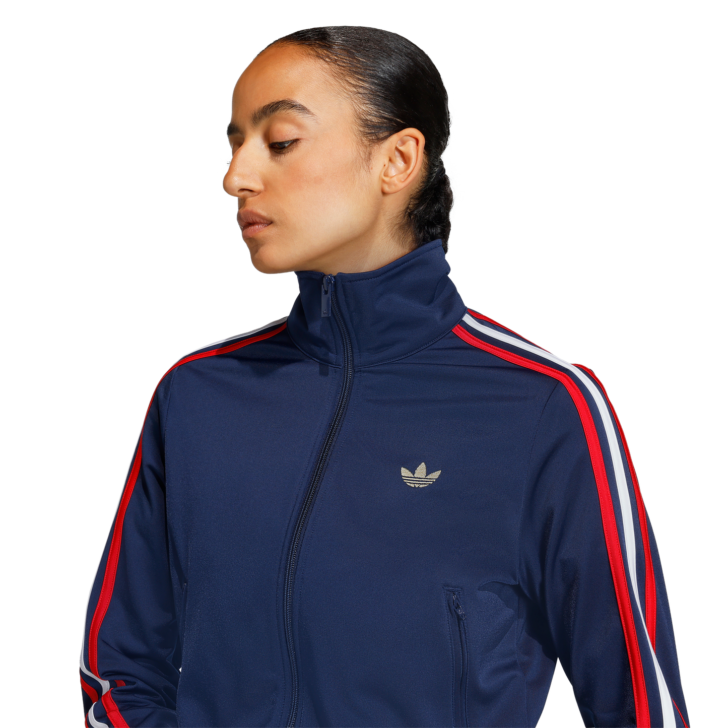 adidas Originals Firebird Classic Track Top - Women's - Night Indigo/Better Scarlet/White