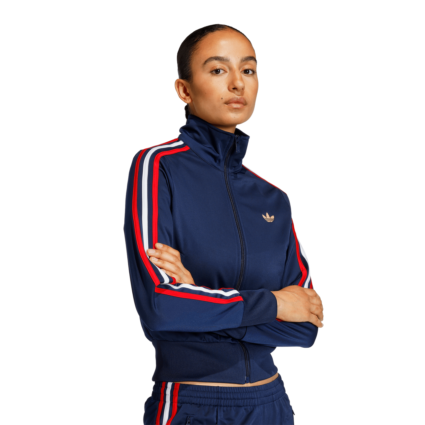 adidas Originals Firebird Classic Track Top - Women's - Night Indigo/Better Scarlet/White